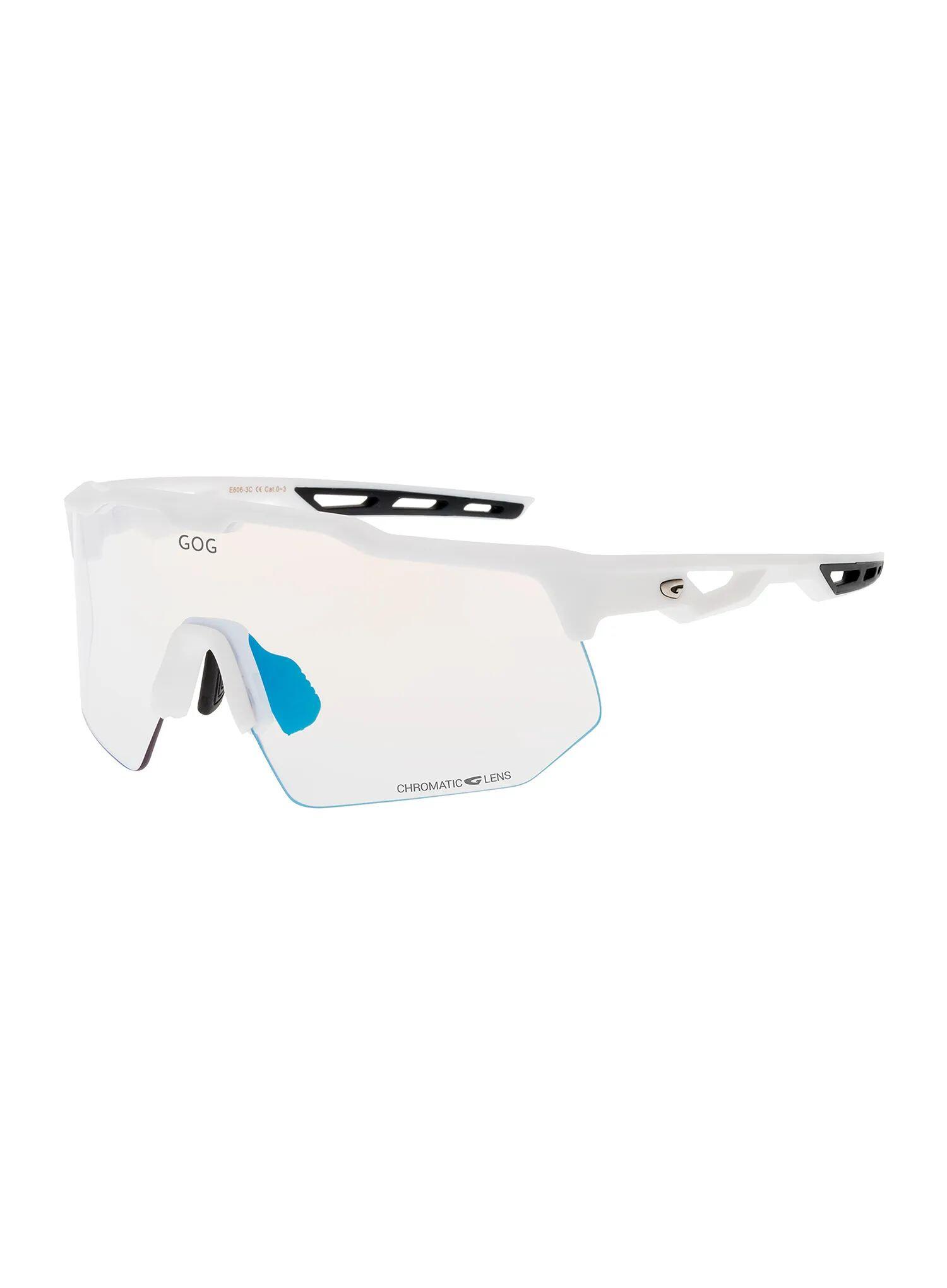 Okulary rowerowe fotochromowe GOG Loki - matt white/black