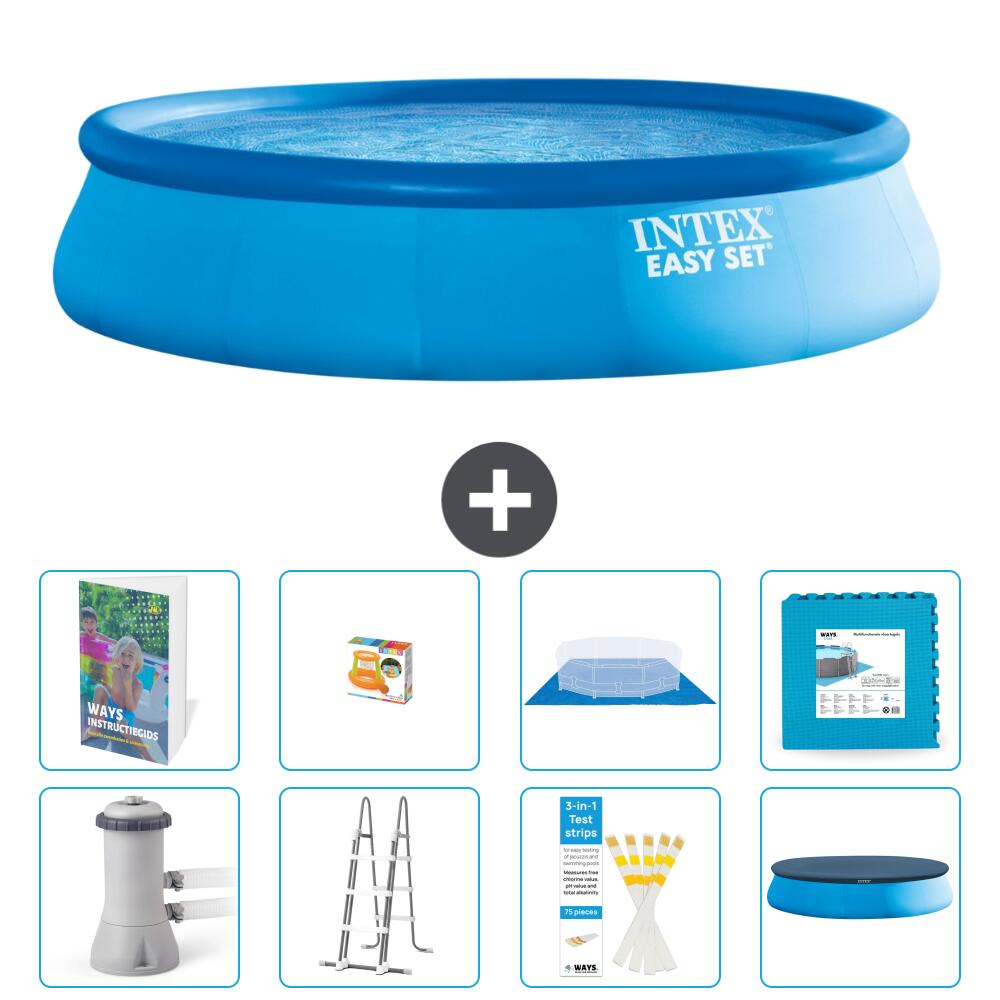 INTEX Basen Easy Set Okrągły - 457x107 cm - 9-częściowy S570