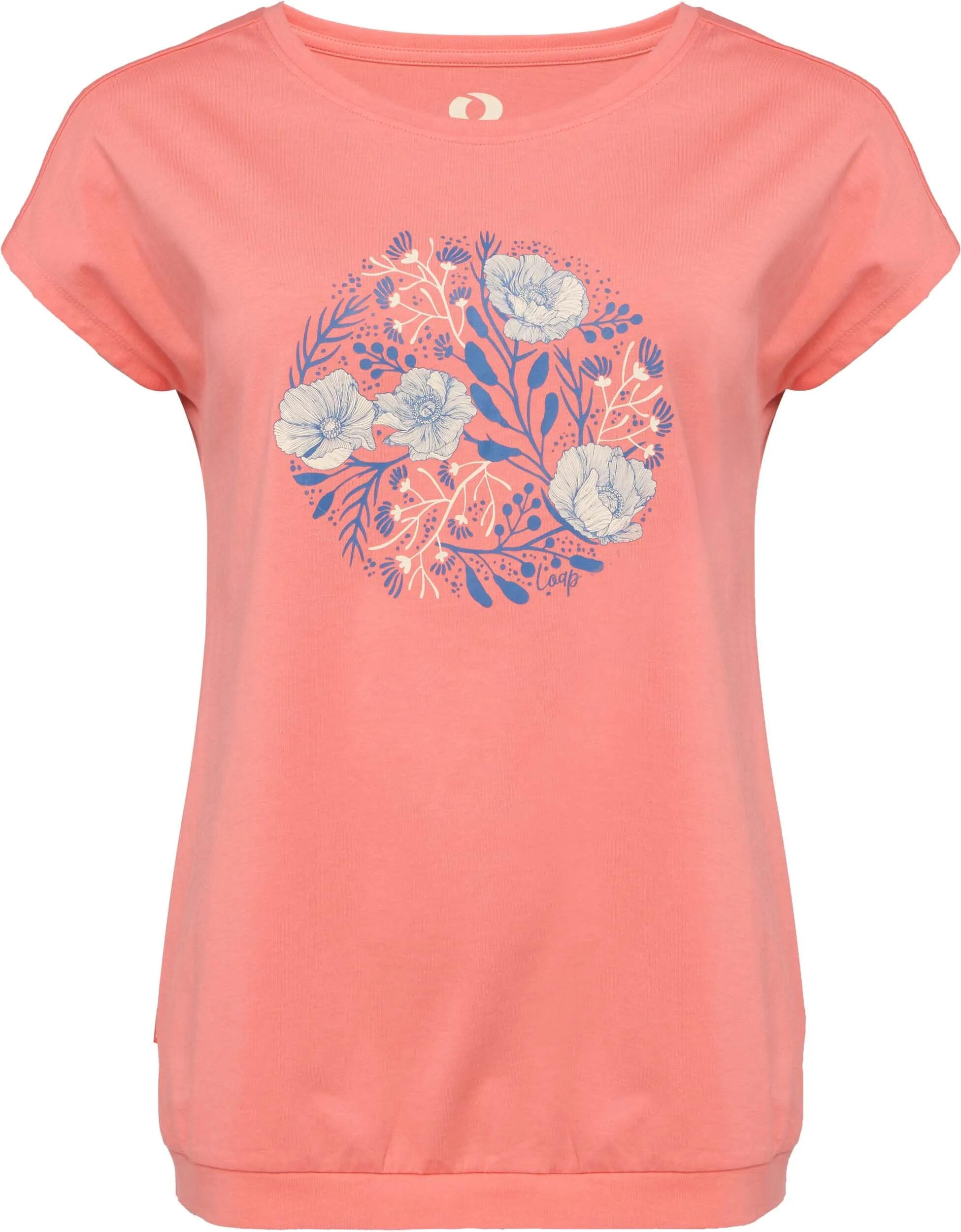 T-shirt damski Loap Barga różowy