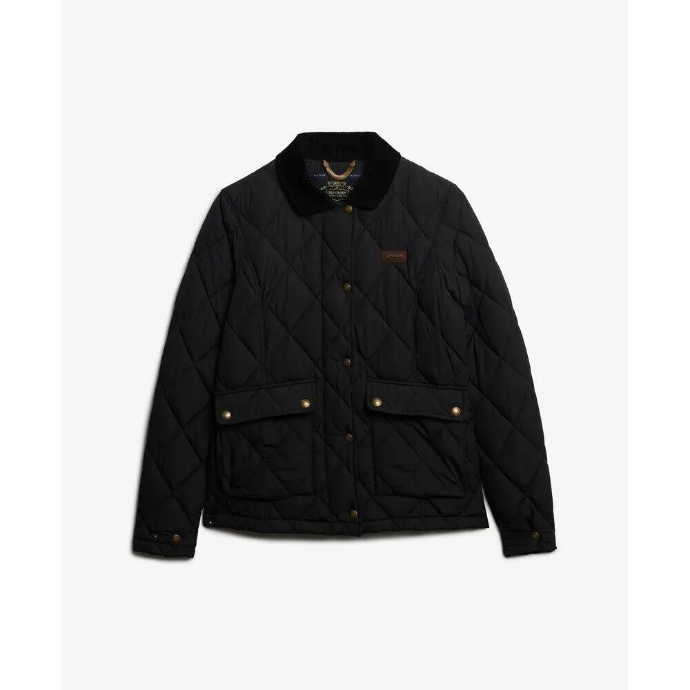 Damska kurtka puchowa Superdry Cord Trimmed Liner