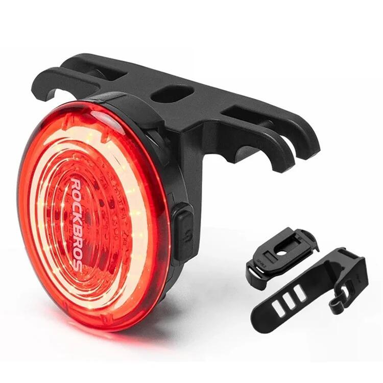 Inteligentna tylna lampa rowerowa z czujnikiem hamowania