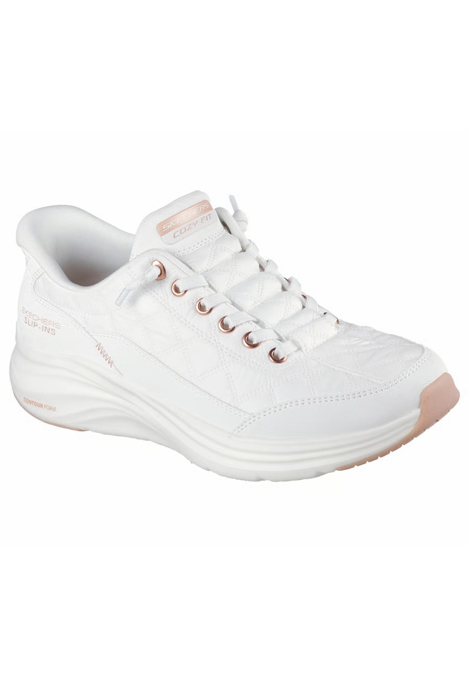 Buty SKECHERS CONTOUR FOAM GOLDEN HOUR Biały