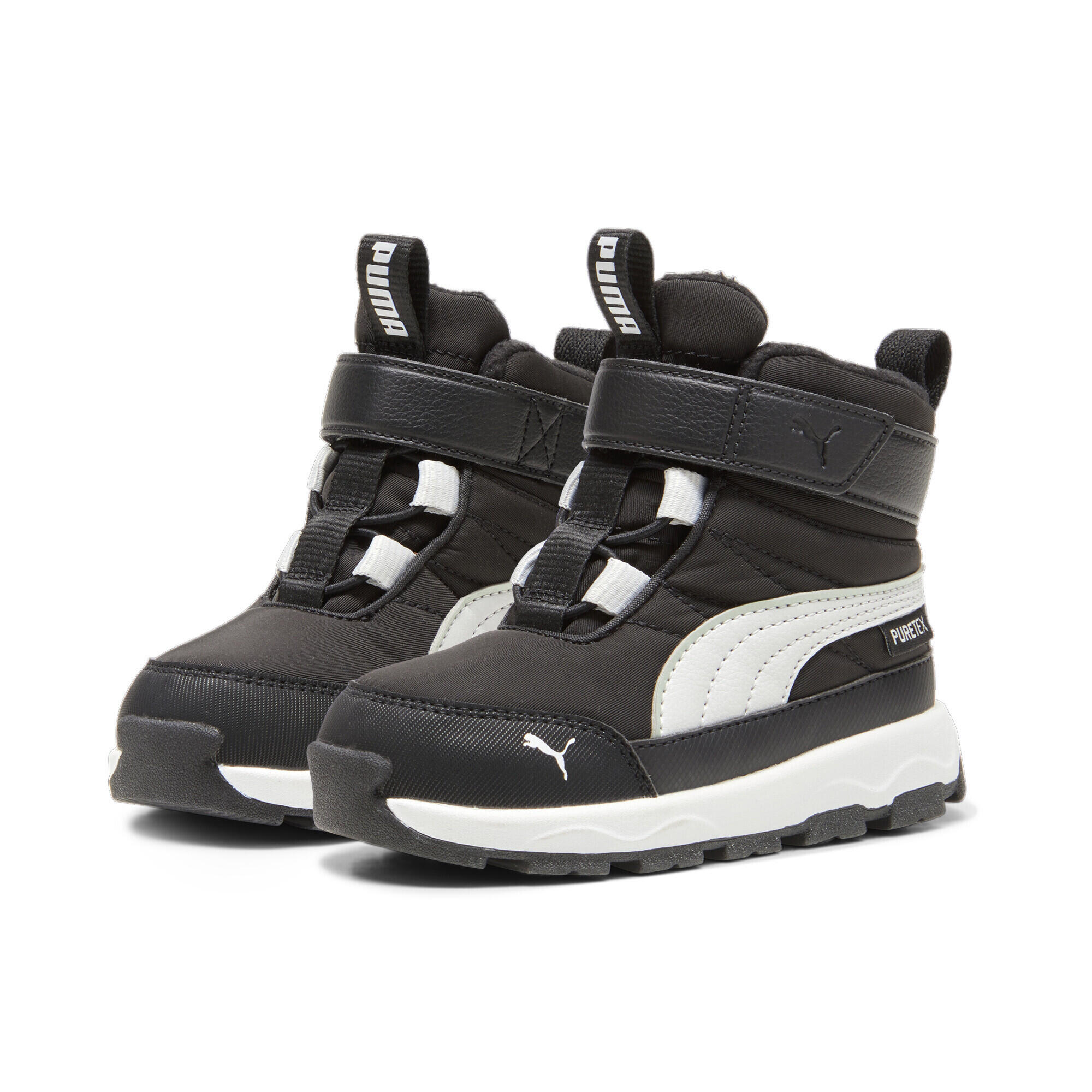 Buty dla małych dzieci PUMA Evolve PUMA Black Ash Gray White