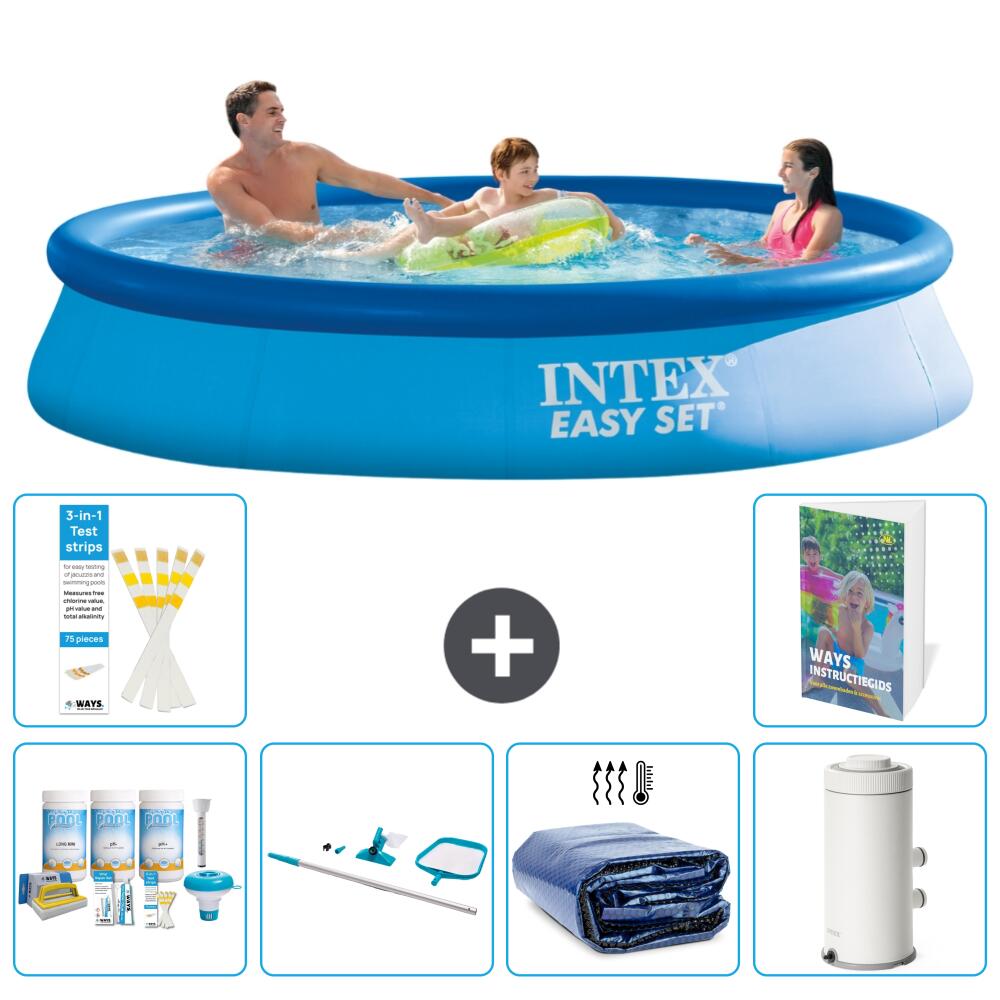 INTEX Basen Easy Set Okrągły - 366x76 cm - 7-częściowy S93