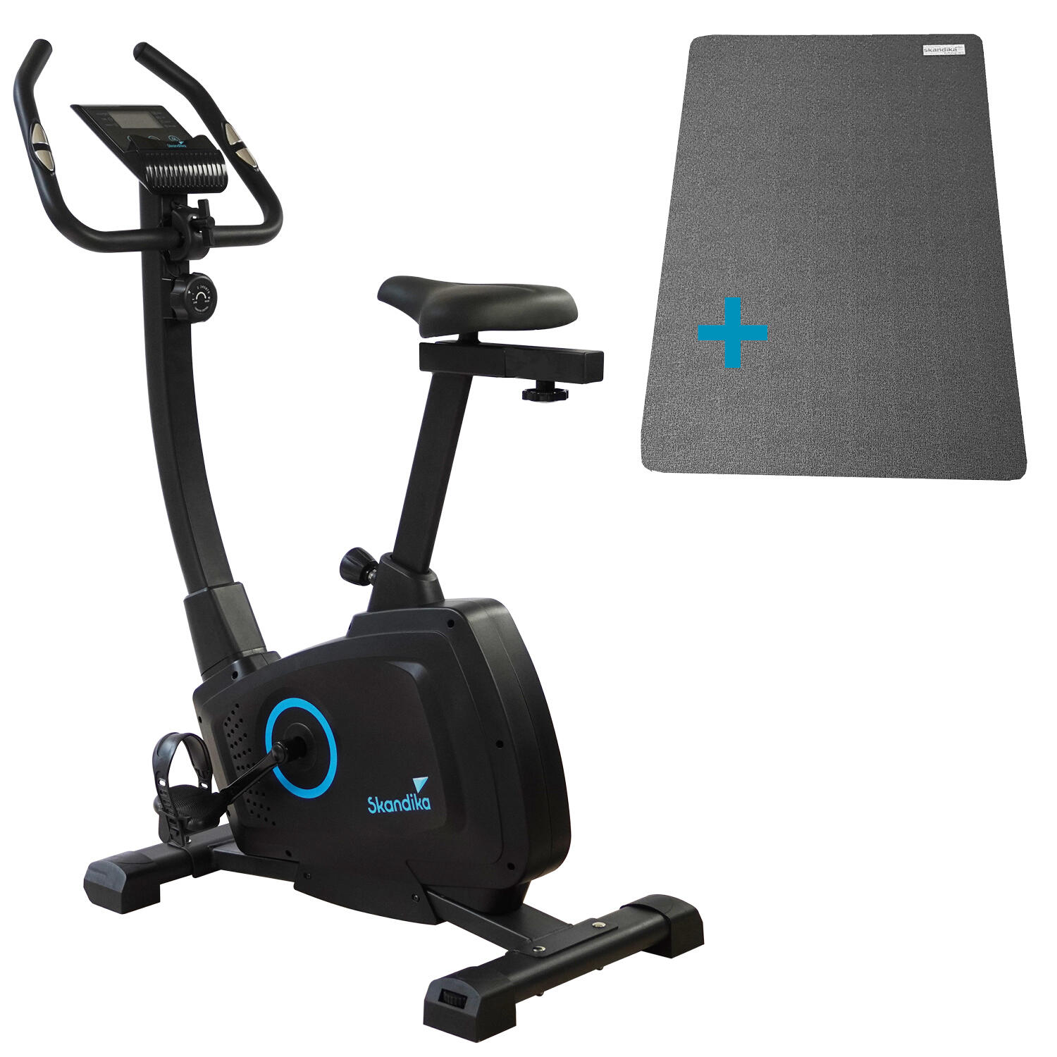 Rower treningowy, stacjonarny Bragi + mata ochronna na podłogę