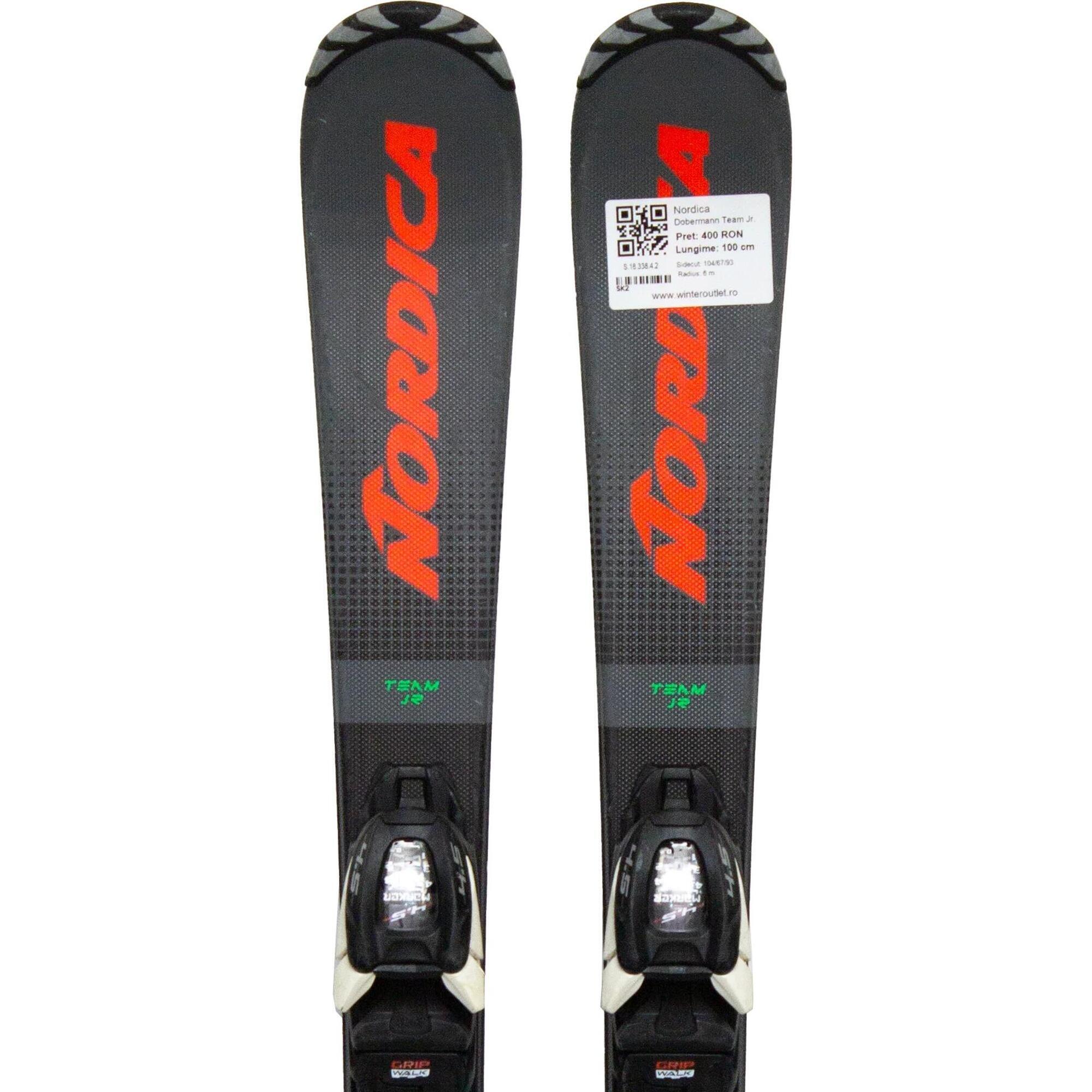 Second Life- Narty NORDICA Dobermann Team Jr. 120 cm - Stan bardzo dobry