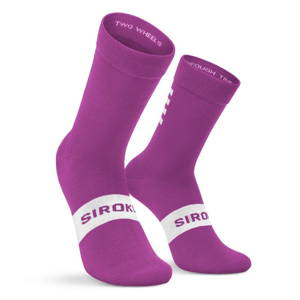 Skarpetki rowerowe unisex S1 Fucsia Barillete