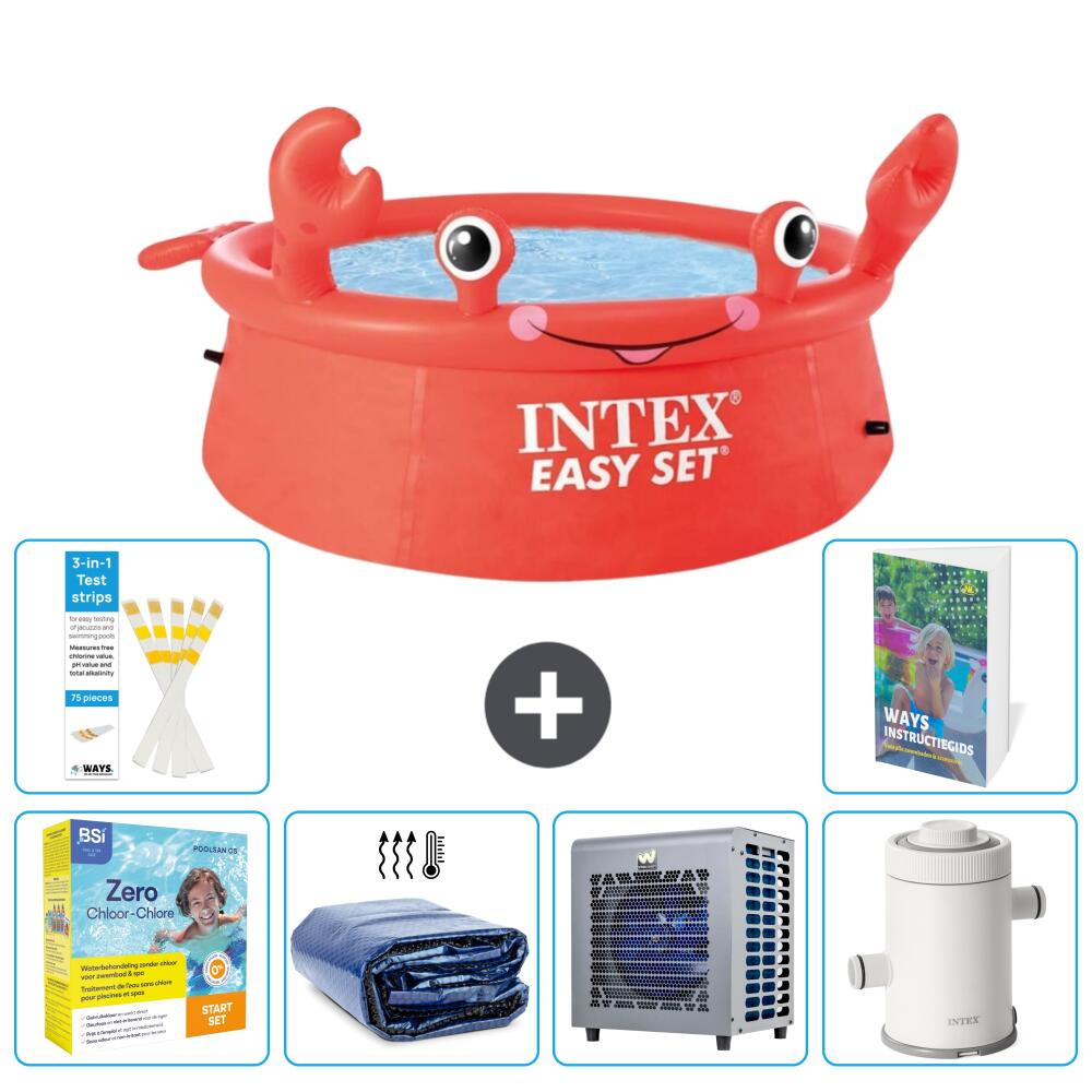 INTEX Basen Easy Set Okrągły - Krab - 183x51 cm - 7-częściowy S157