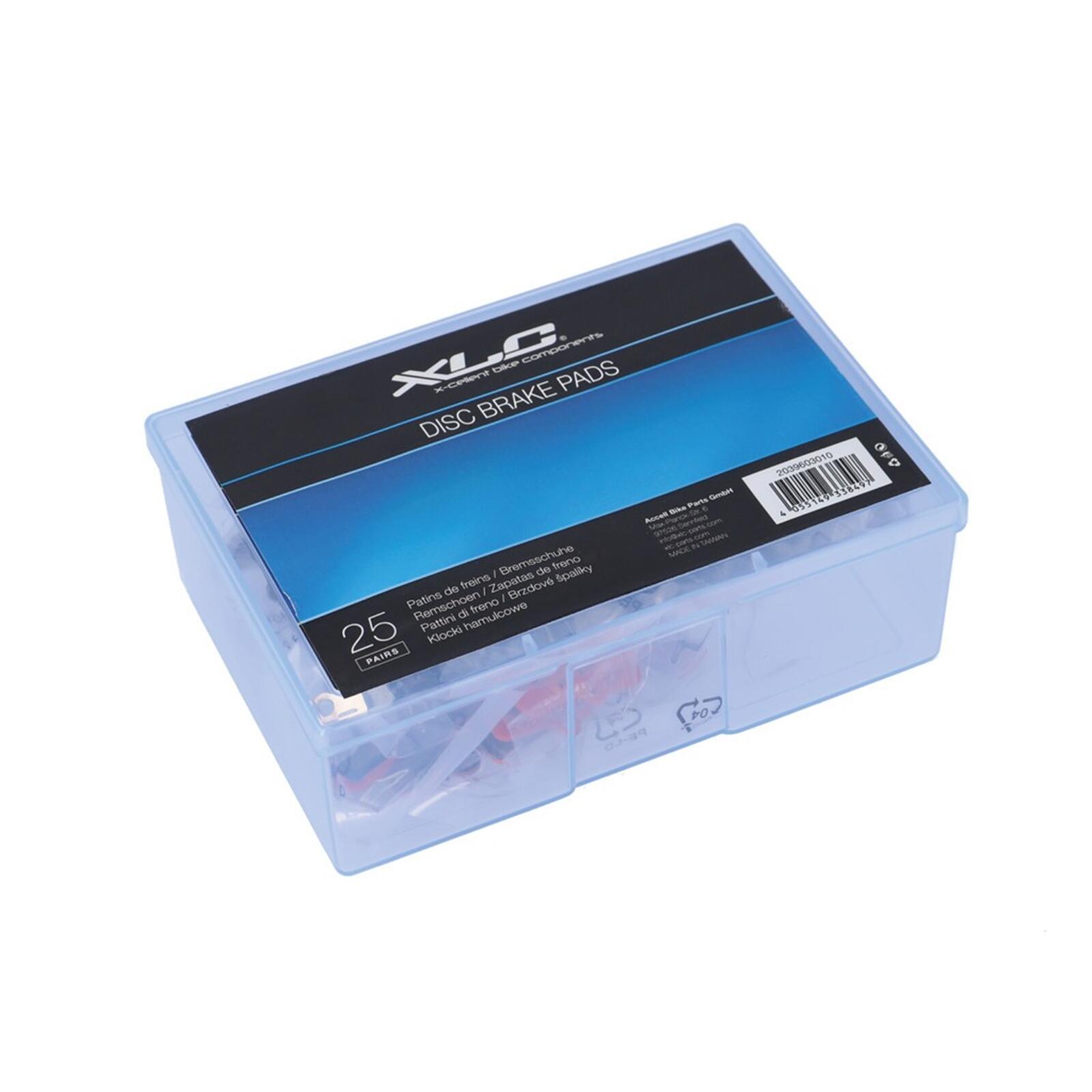 Zestaw stalowych klocków hamulcowych Shimano XLC bp-o20 (x25) (x25)