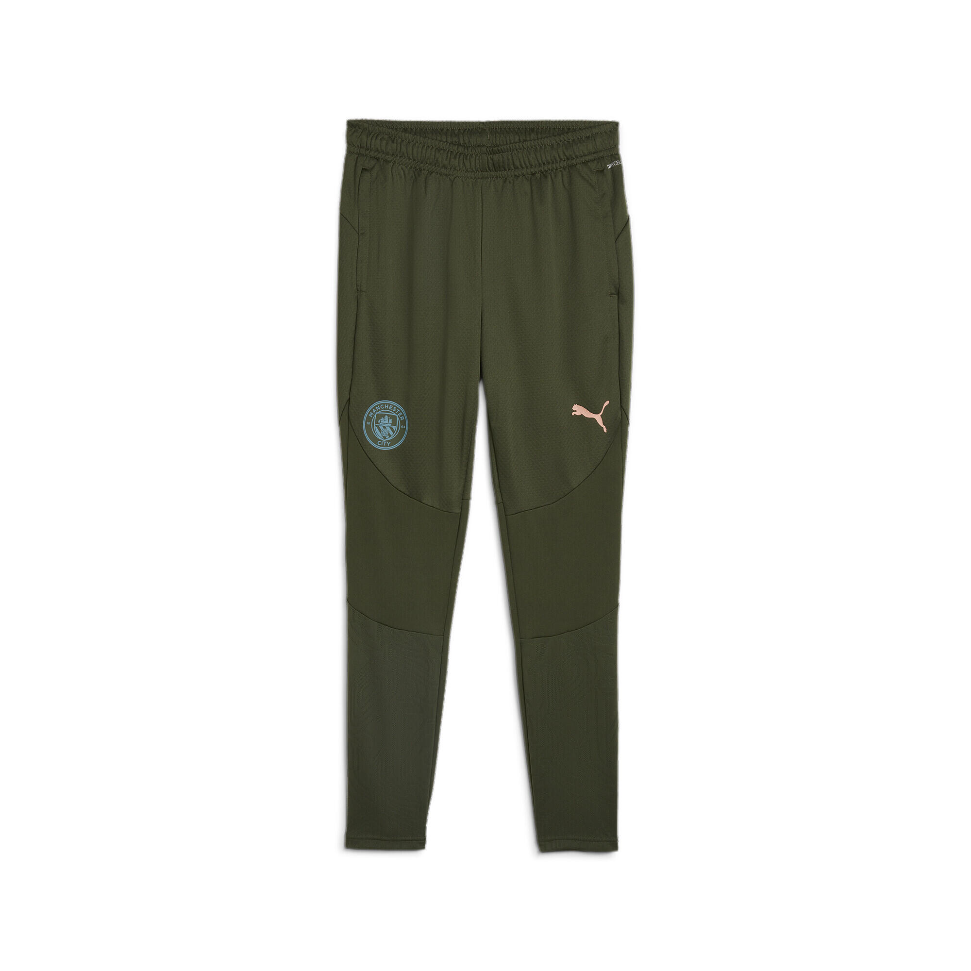 Męskie spodnie treningowe Manchester City PUMA Myrtle Bold Blue Green