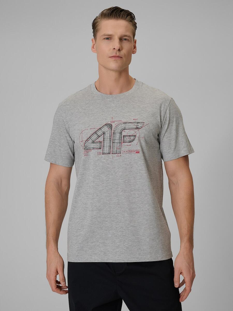 T-shirt męski 4F 4FRSS26TTSHM3989