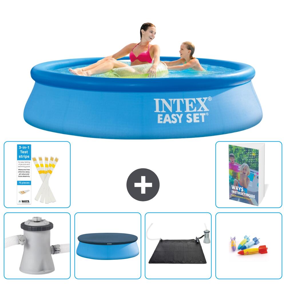 INTEX Basen Easy Set Okrągły - 244x61 cm - 7-częściowy S211