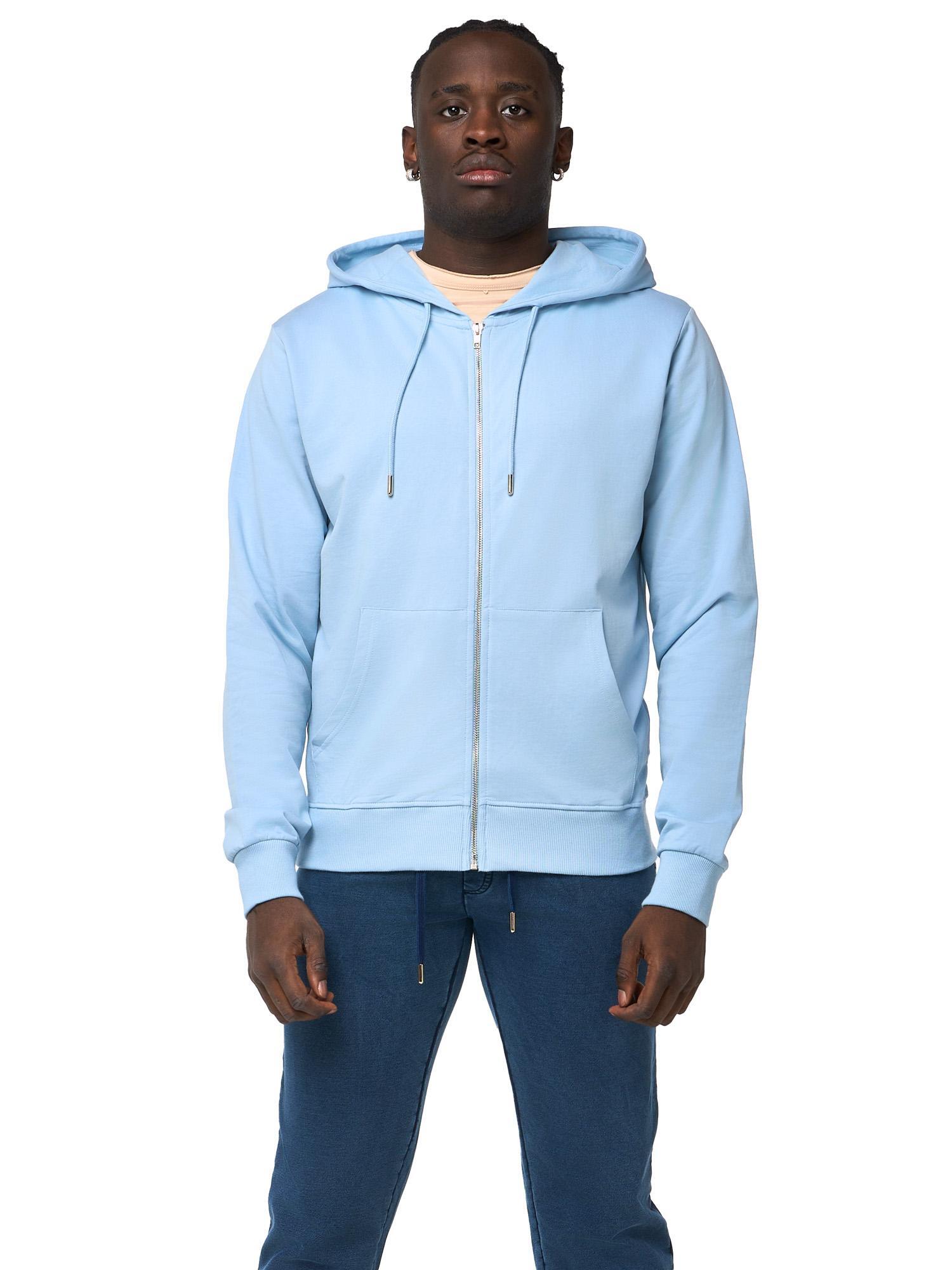 Leone Urban Bluzy z kapturem zapinane na zamek dla mężczyzn