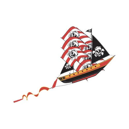 Latawiec dziecięcy X-Kites 3D Statek piracki 2182061 Czarny 170 x 67 cm