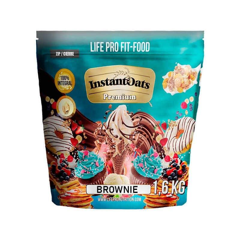 Płatki owsiane instant (mąka owsiana) - 1,6 kg Brownie LifePRO