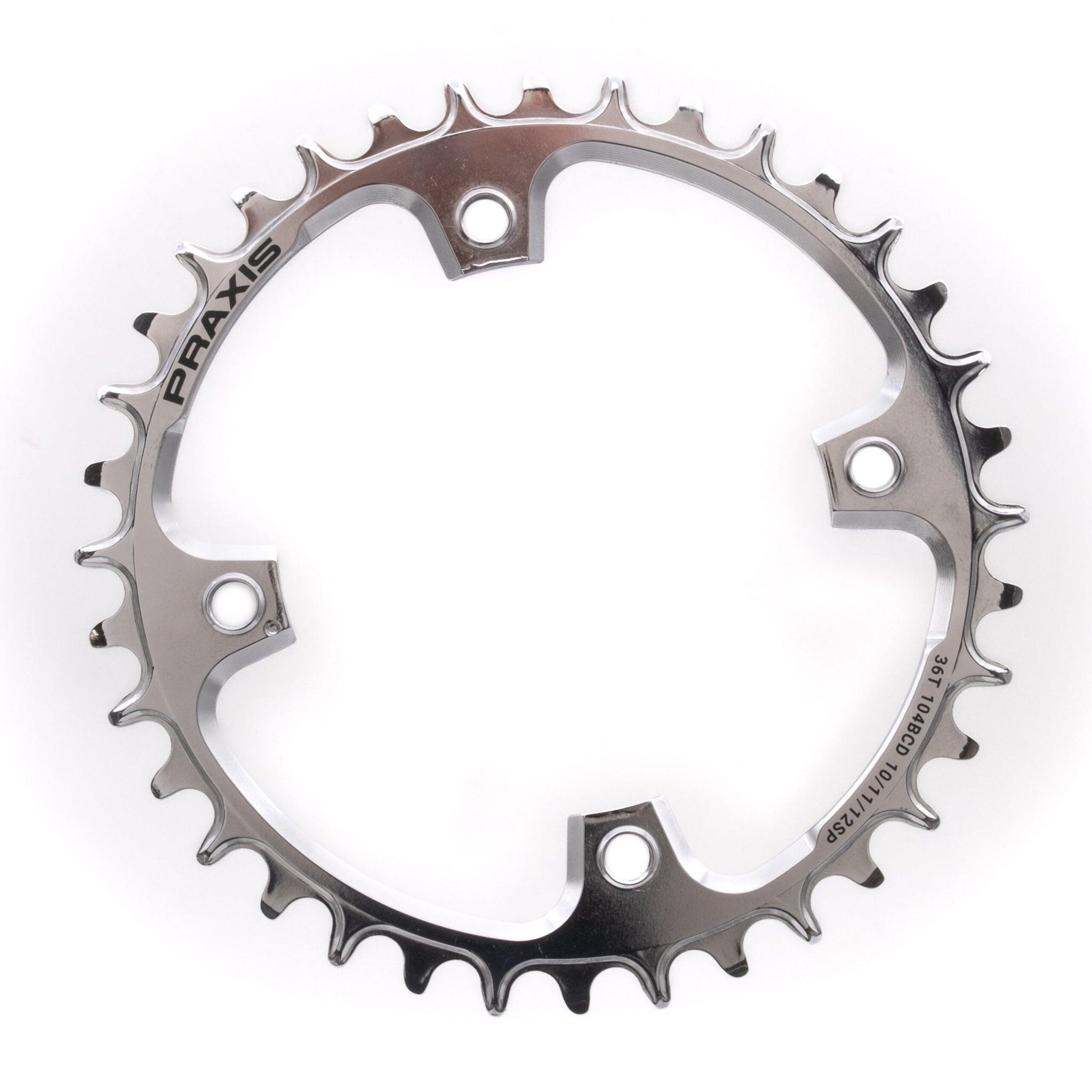 Tarcza Praxis 1x E-Ring 104BCD M8 36T PVD 10/11/12sp