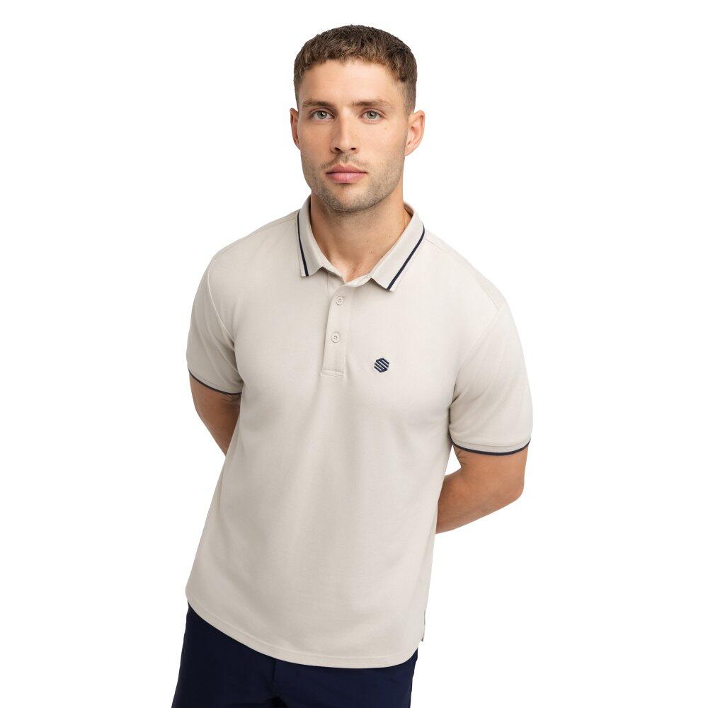 Męska golfowa koszulka polo pique Siroko Pinehurst Sand