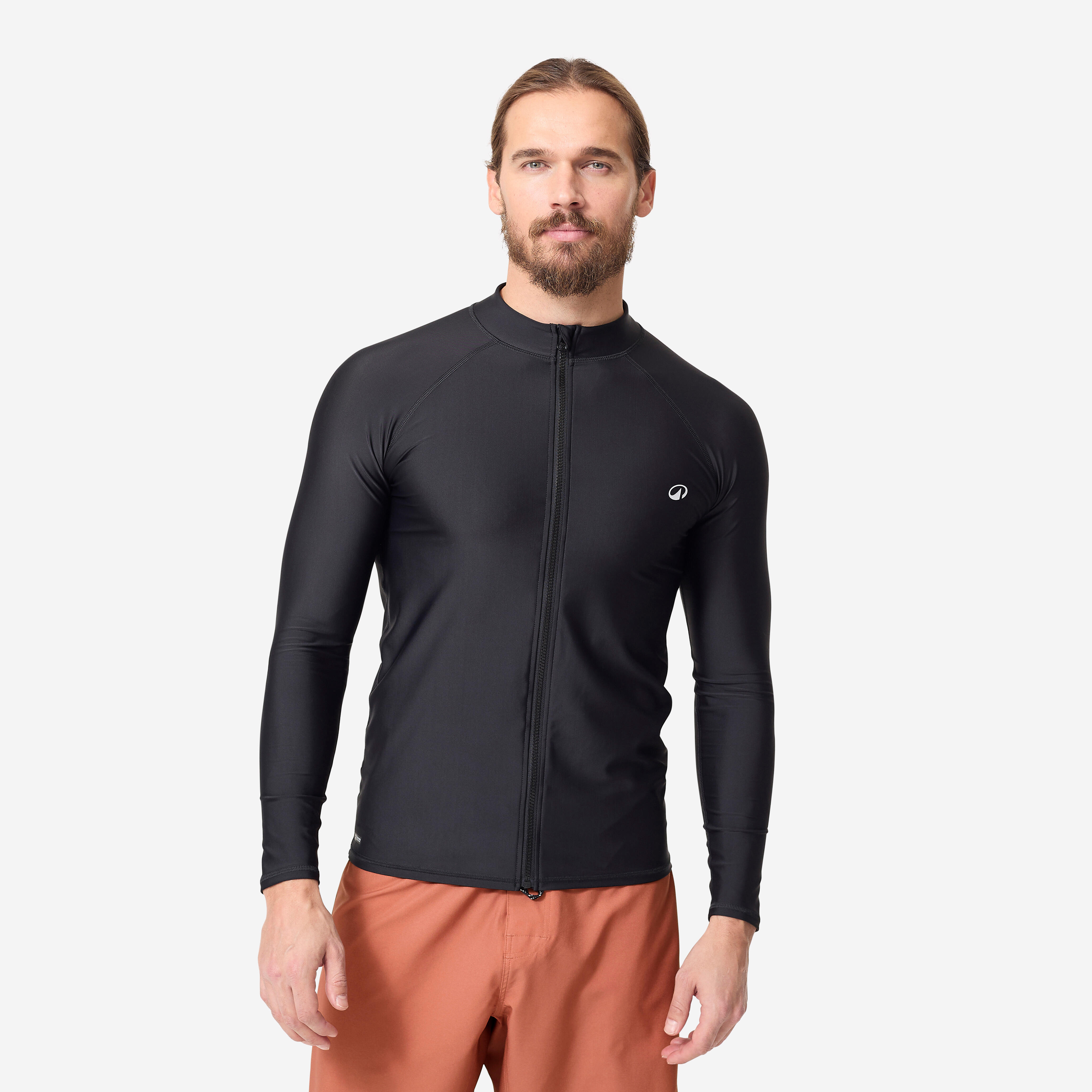 Top UV surfingowy męski Decathlon 500 UPF50+ długi rękaw