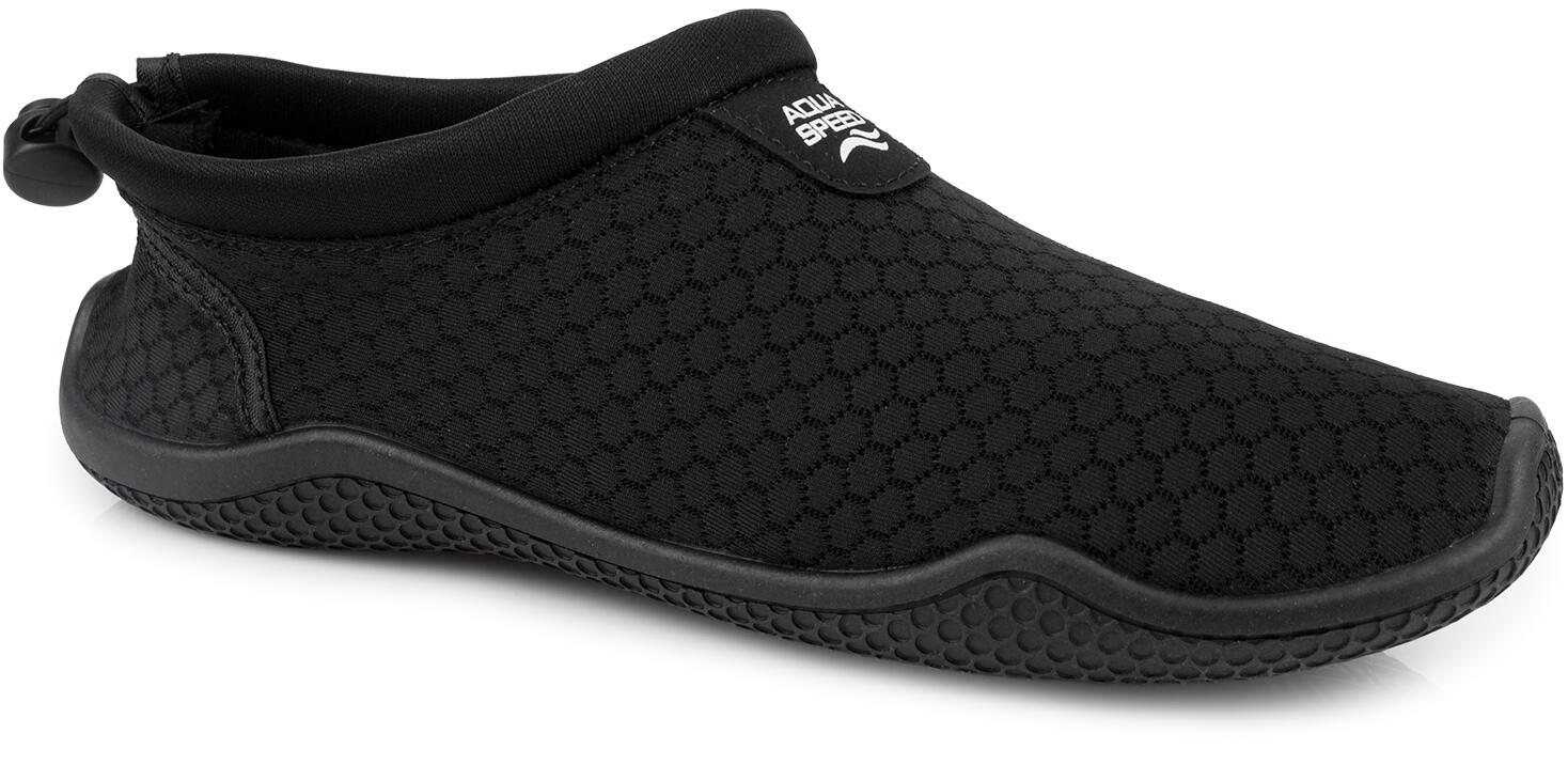 Buty do wody na plażę na kajaki rafę jeżowce czarne Aqua Speed
