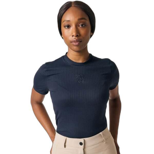 Damska koszulka do jazdy konnej PS of Sweden Courtney Striped Mesh