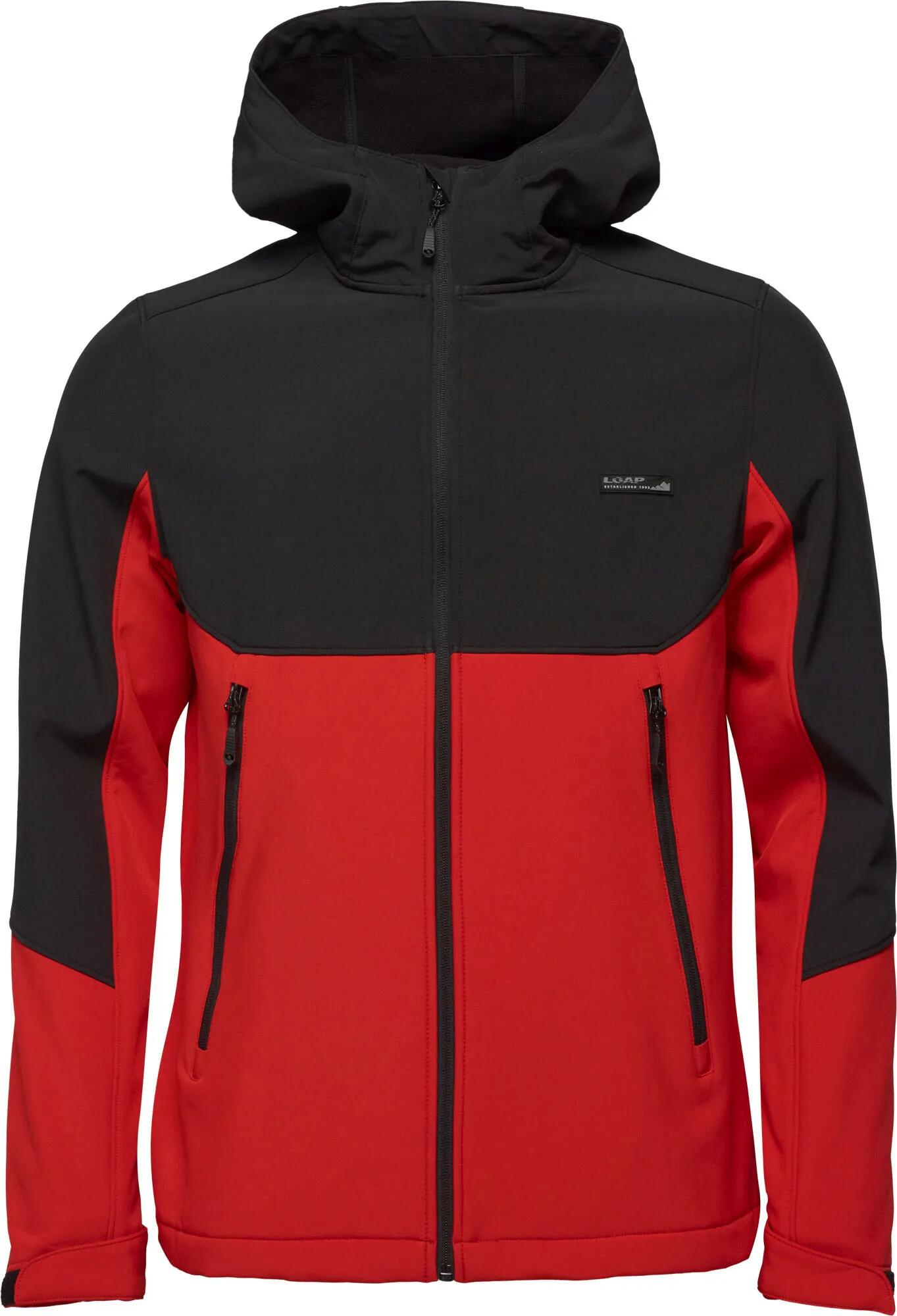 Męska kurtka softshell Loap Lucas Red Red