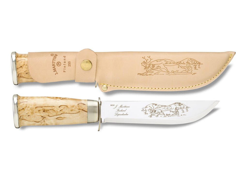 Nóż lapoński Lapp Knife 255 stal nierdzewna pochwa