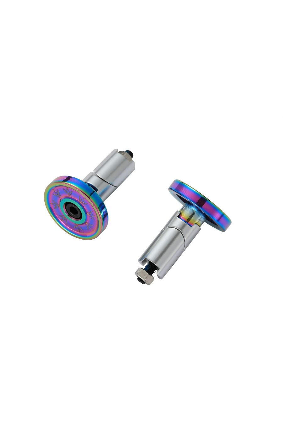 Akcesorium do hulajnogi - Blunt Bar Ends Alloy Pair - Kolor - Oil Slick