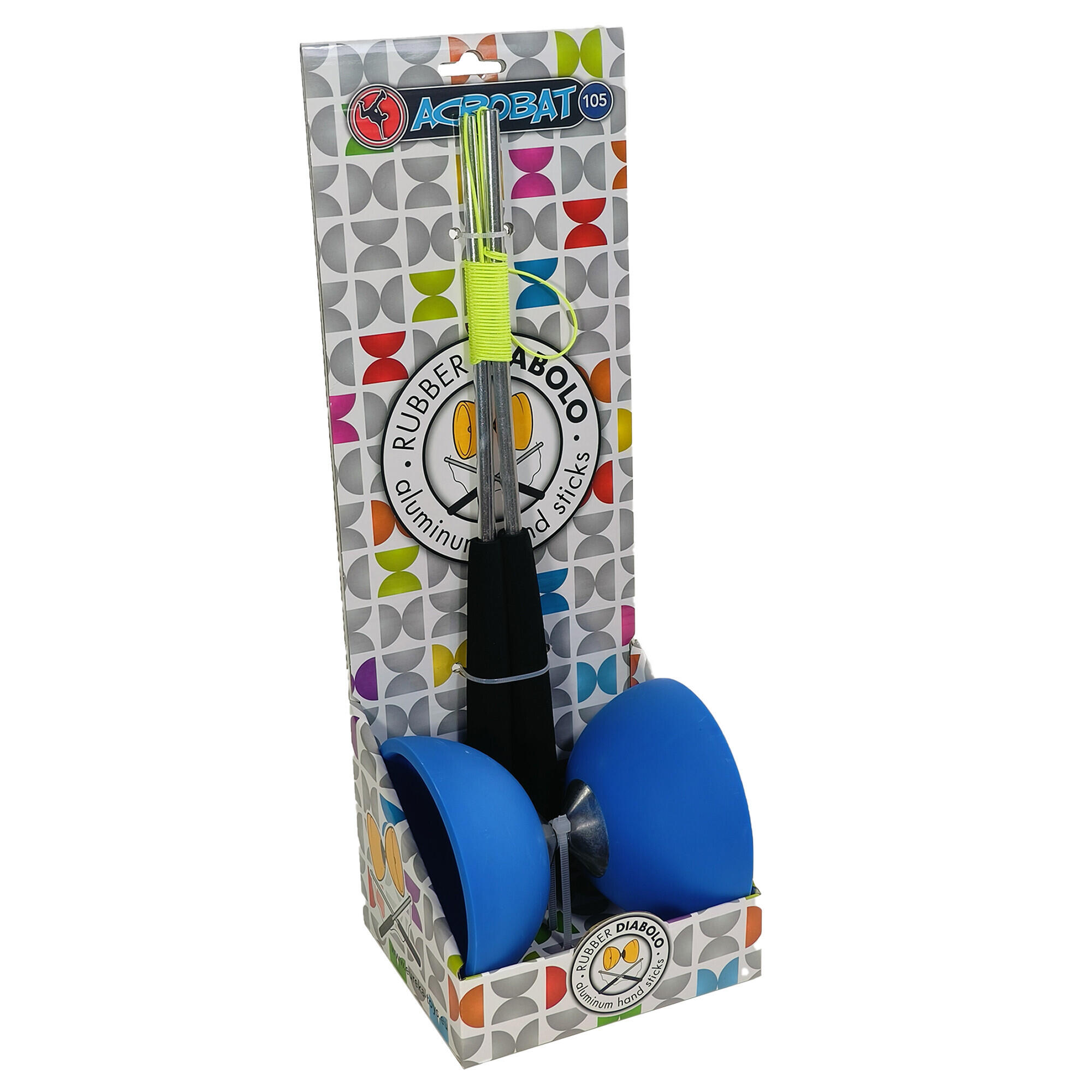 Zestaw do diabolo z aluminiowymi kijami Acrobat