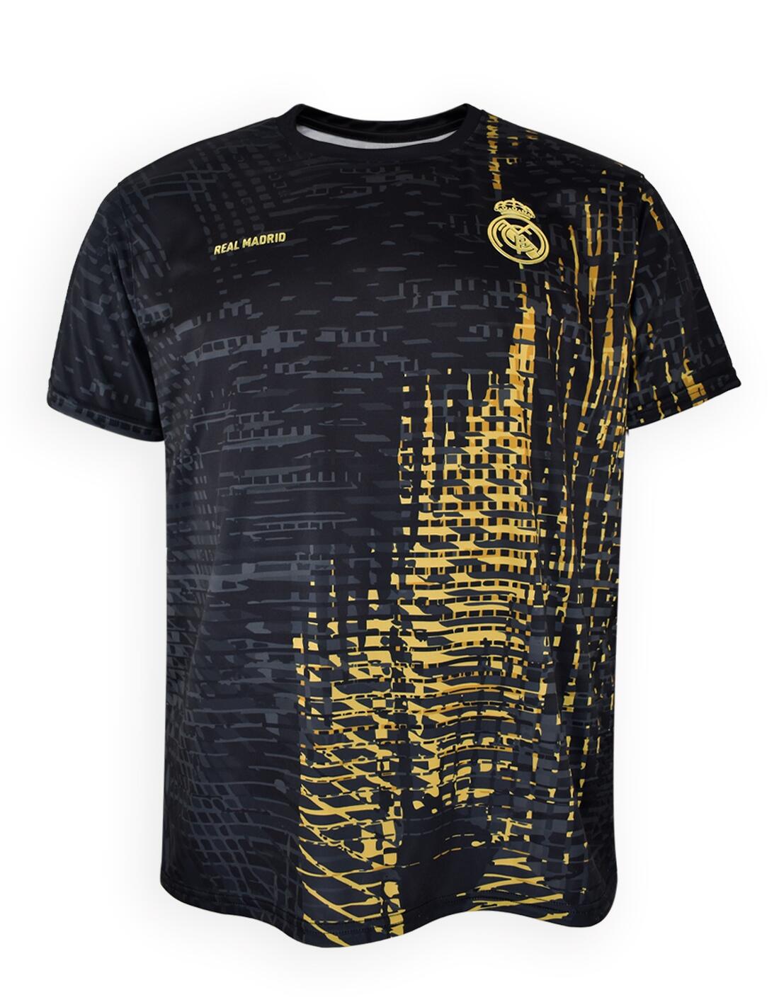 Maglia da allenamento Real Madrid Urban nera e dorata