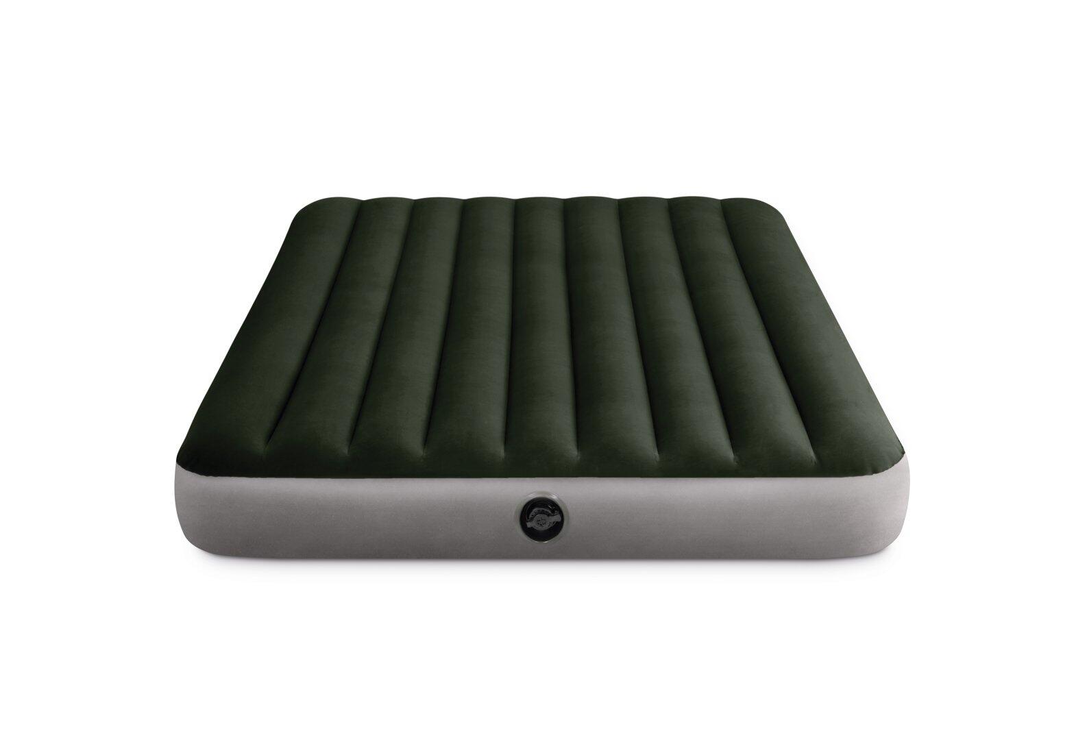 Materac dmuchany dwuosobowy z pompką 203x152x25 cm Intex 64779