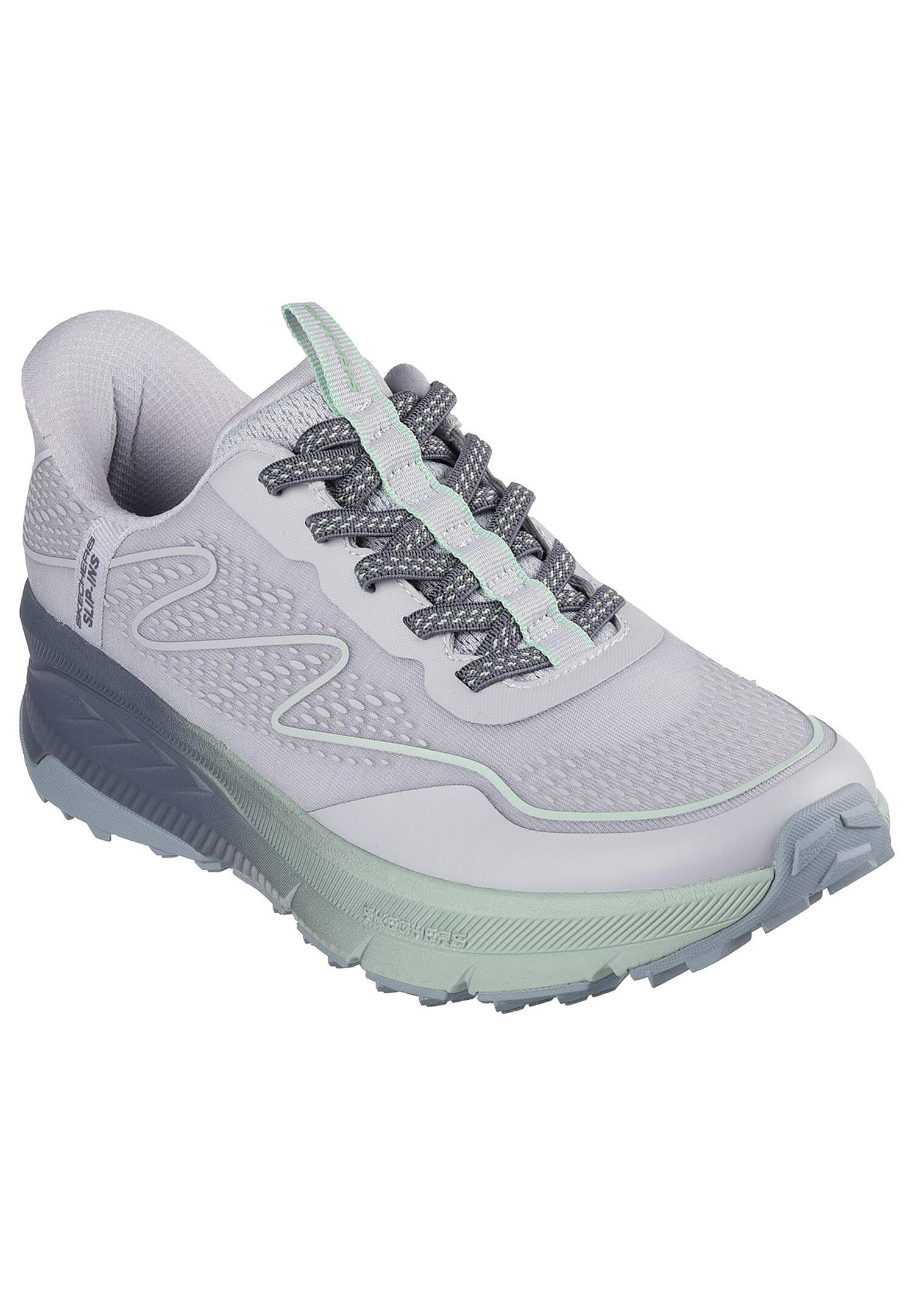 Buty SKECHERS SLIP-INS SWITCH BACK Szary