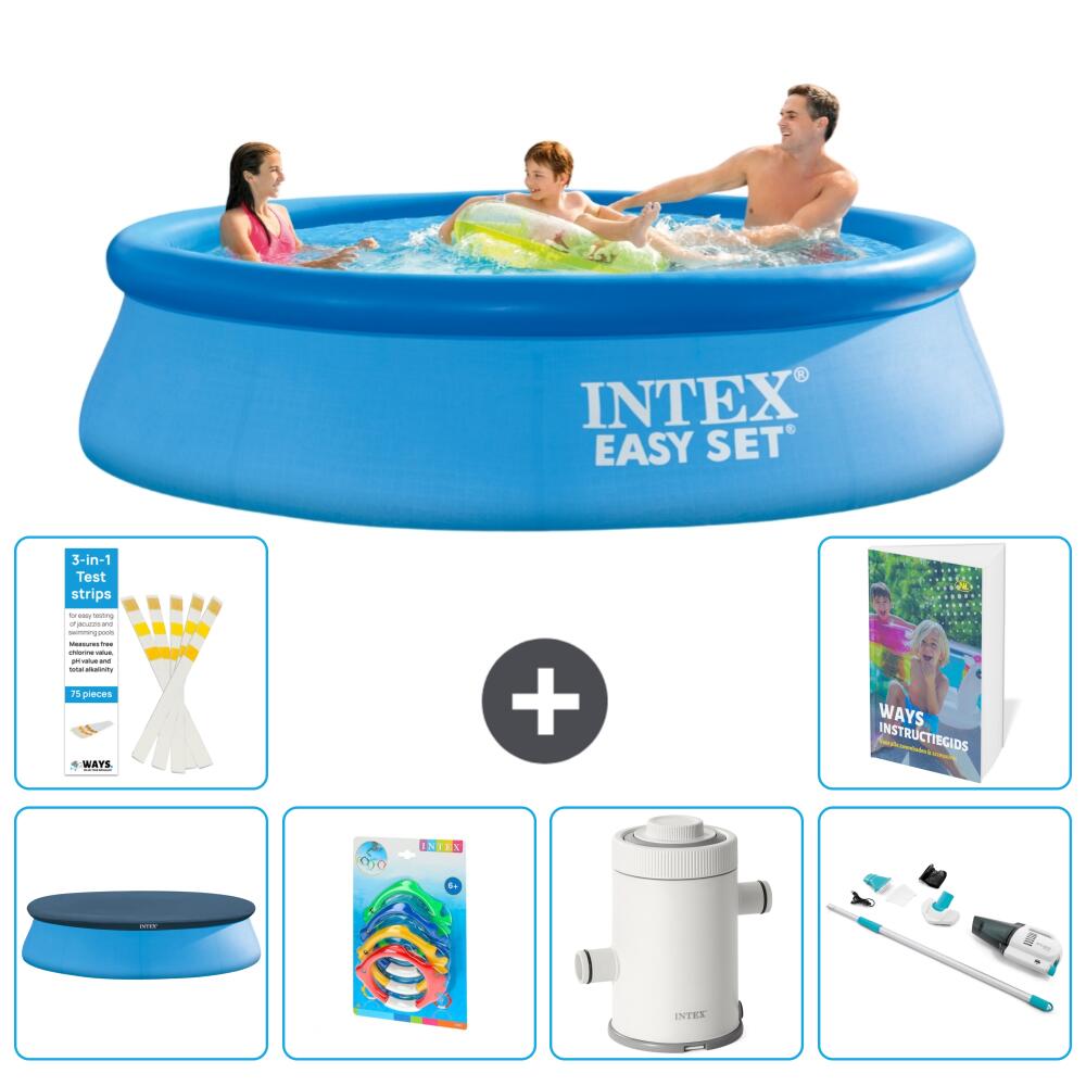 INTEX Basen Easy Set Okrągły - 305x76 cm - 7-częściowy S95