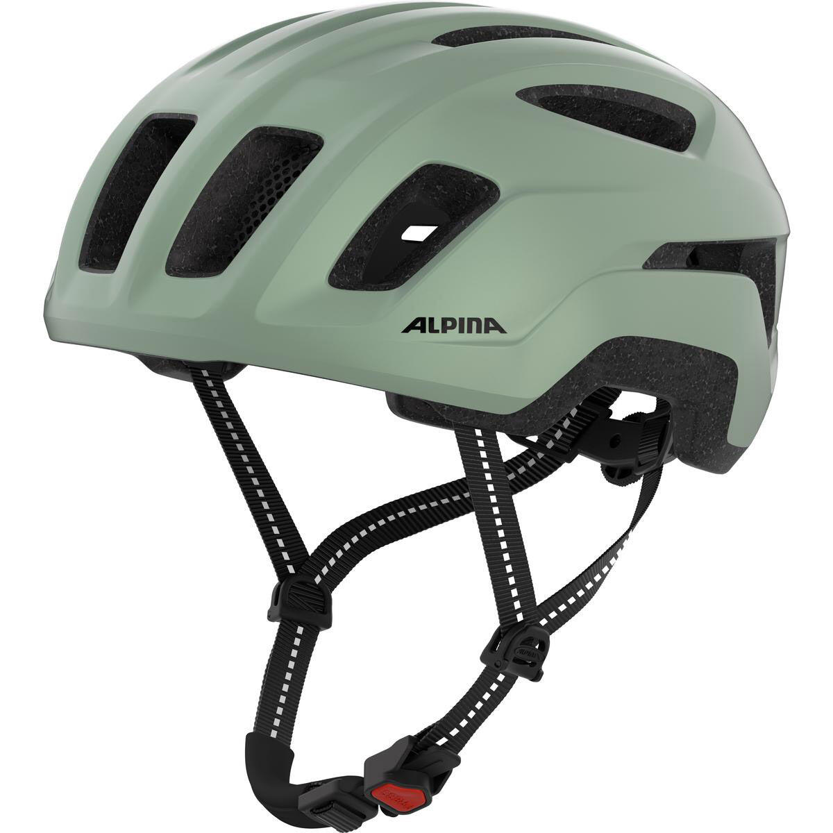 Kask miejski Olympic Sportswear Alpina Paranus 59-61 cm matowa zieleń
