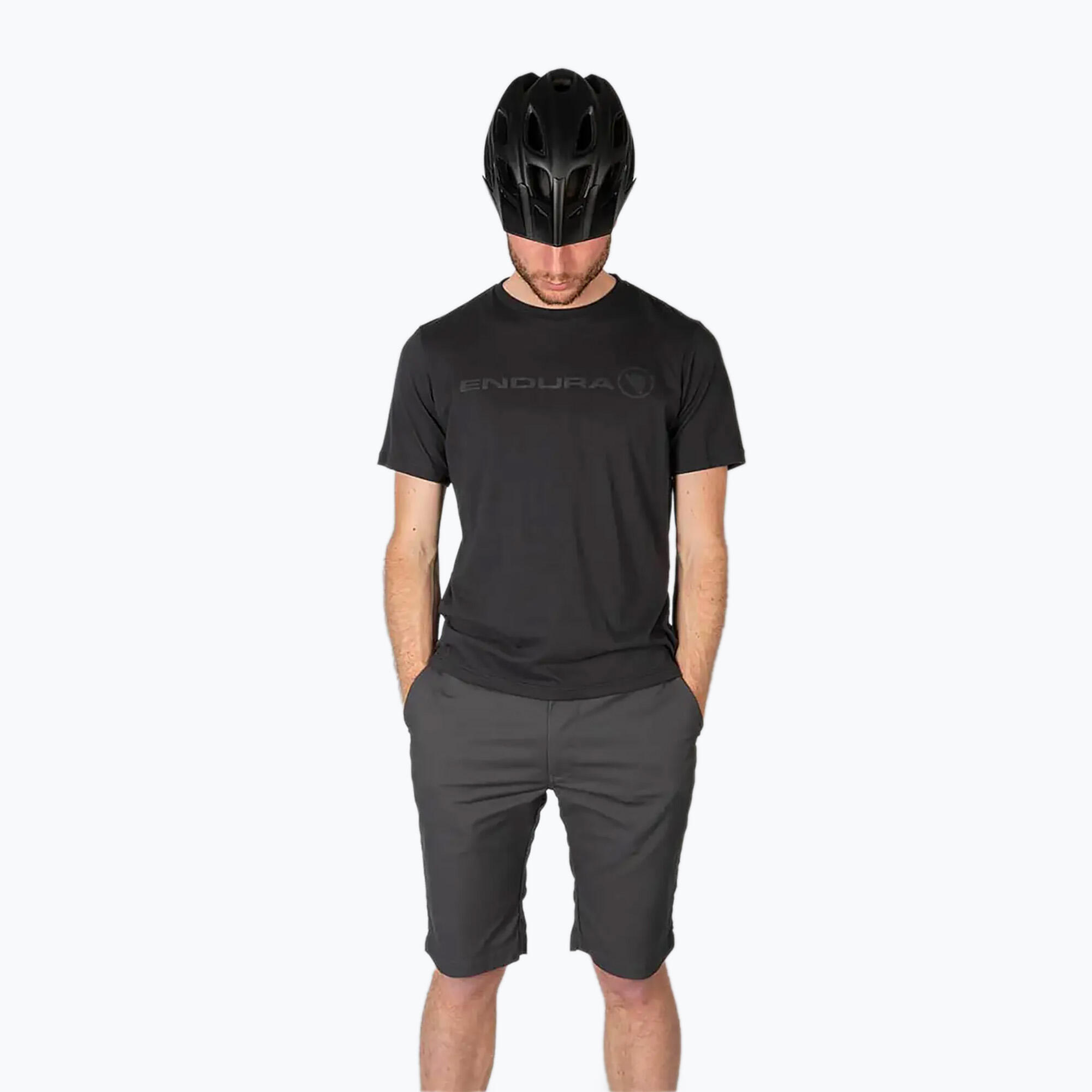 Spodenki rowerowe męskie Endura Hummvee Chino W/Liner grey