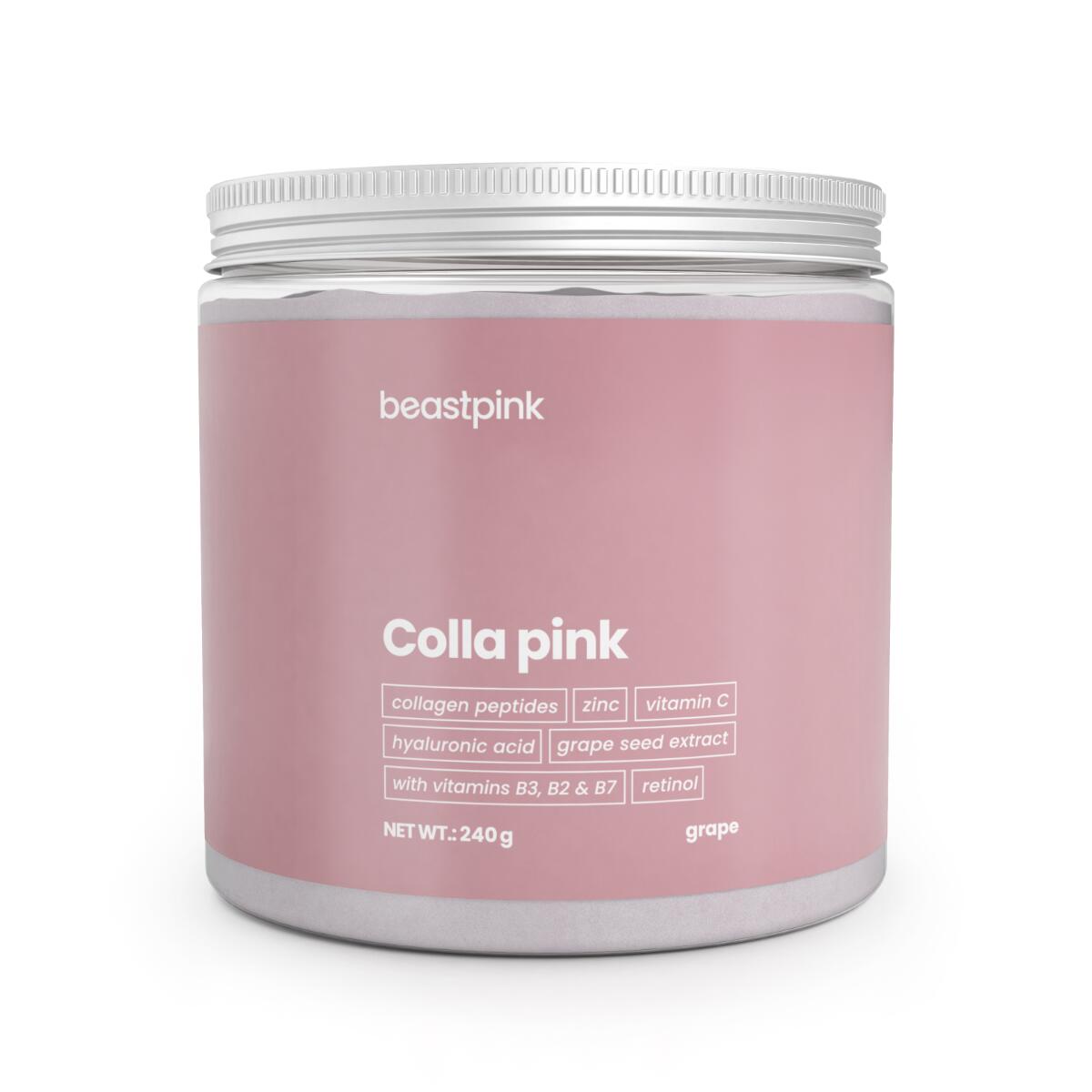Napój kolagenowy Colla Pink proszek bez cukru