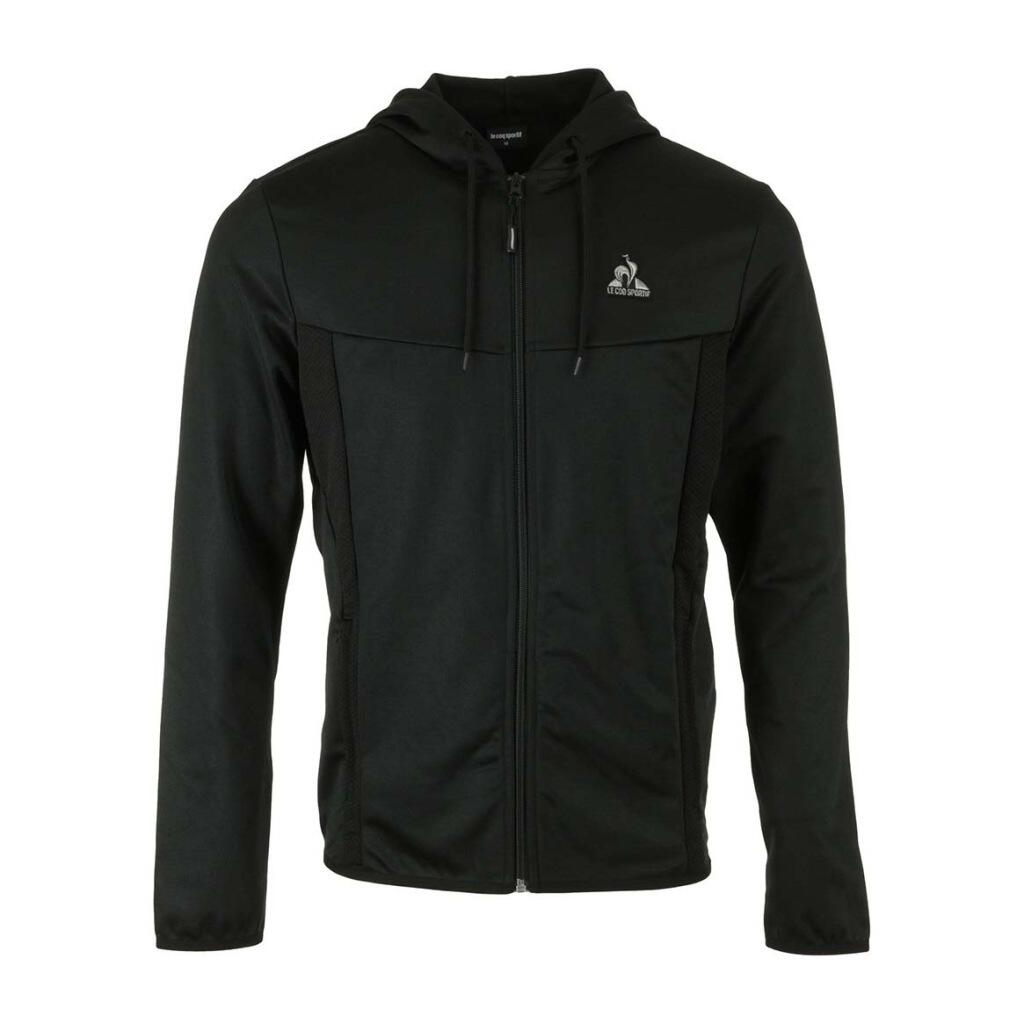 Bluza polarowa LE COQ SPORTIF TECH SP FZ HOODY Czarny