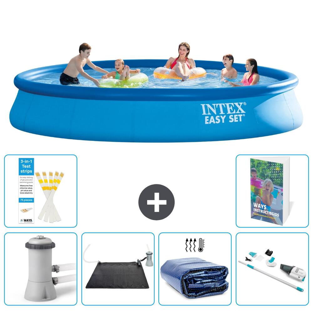 INTEX Basen Easy Set Okrągły - 457x84 cm - 7-częściowy S252