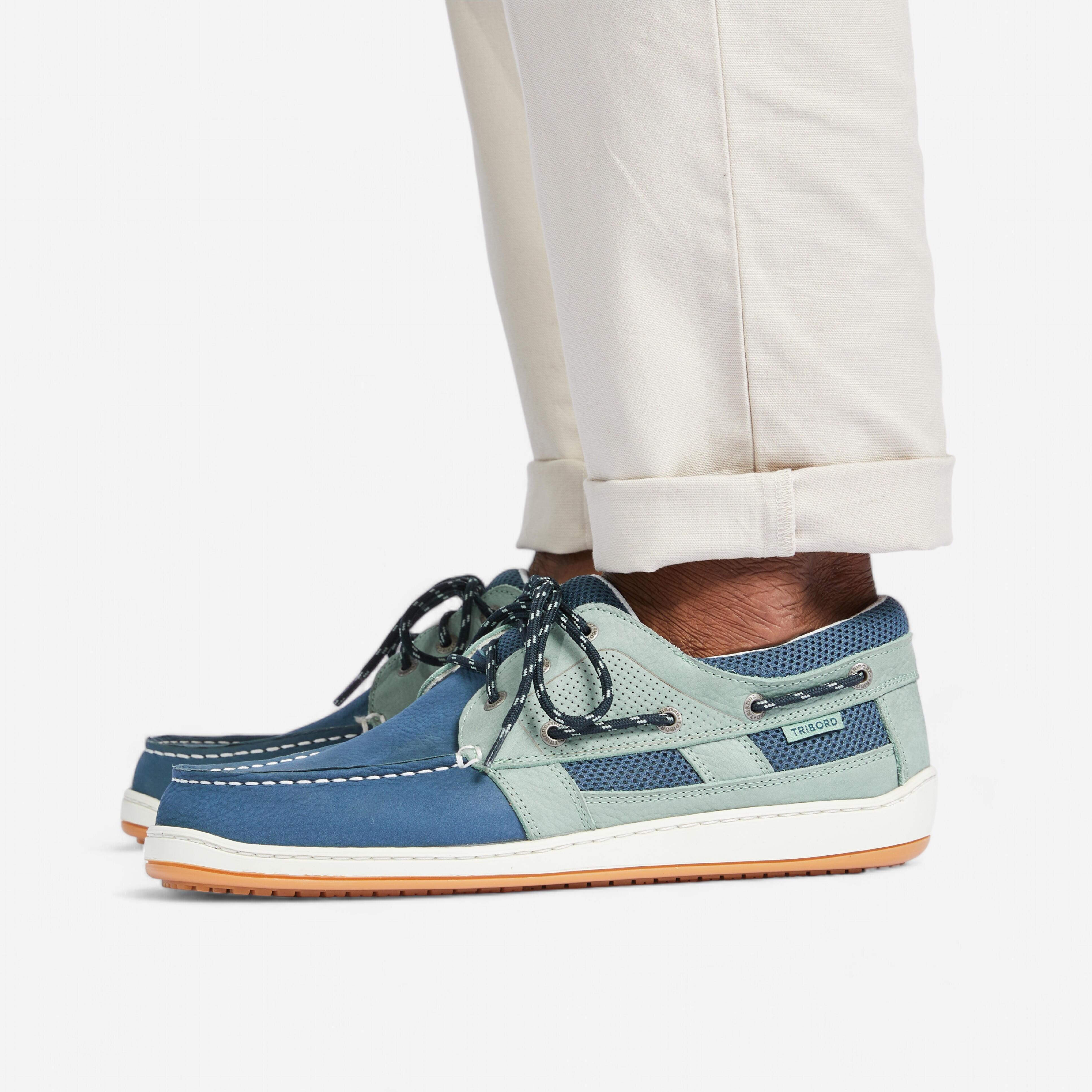 Buty żeglarskie męskie Tribord Clipper skórzane