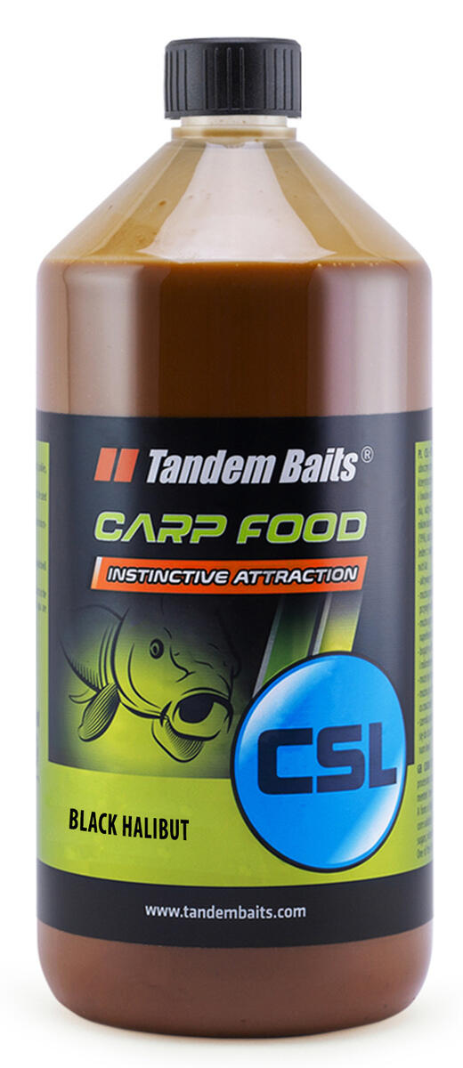 Liquid CSL Carp Food 1000ml Czarny Halibut