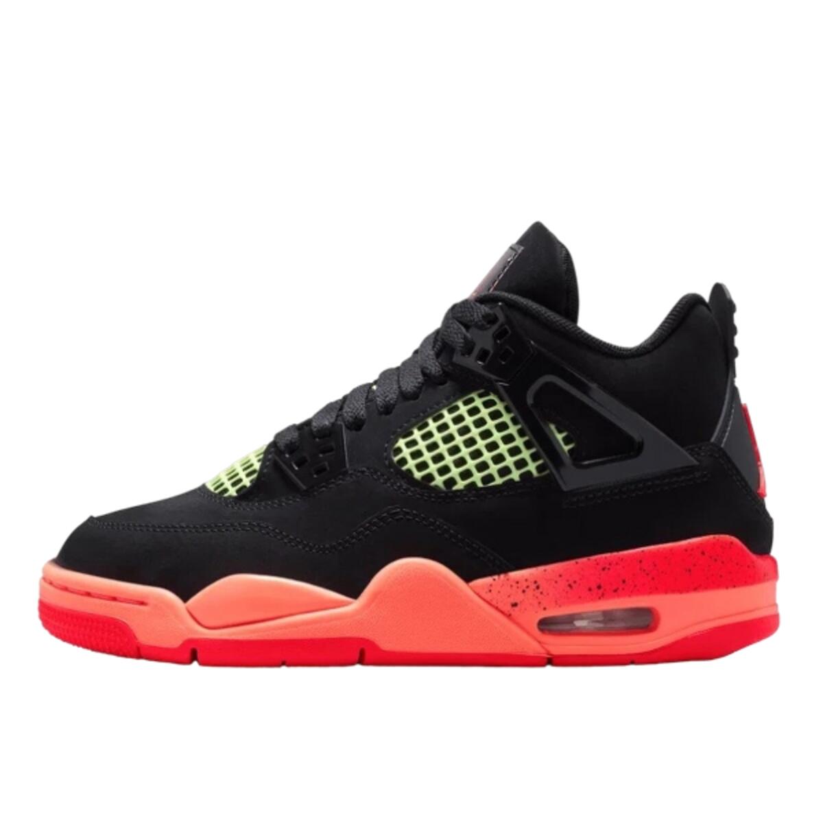 Air Jordan 4 Retro Black Infrared Barely Volt