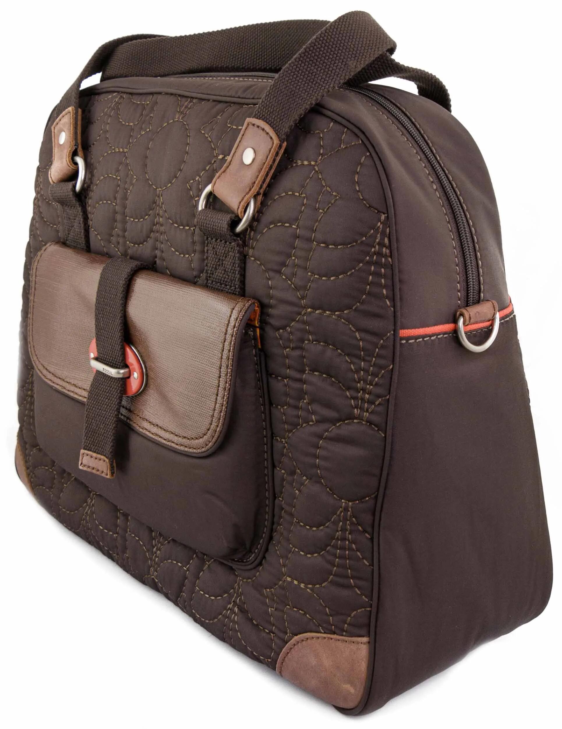 Fossil Wmns Torebka weekendowa na ramię w kolorze brązowym