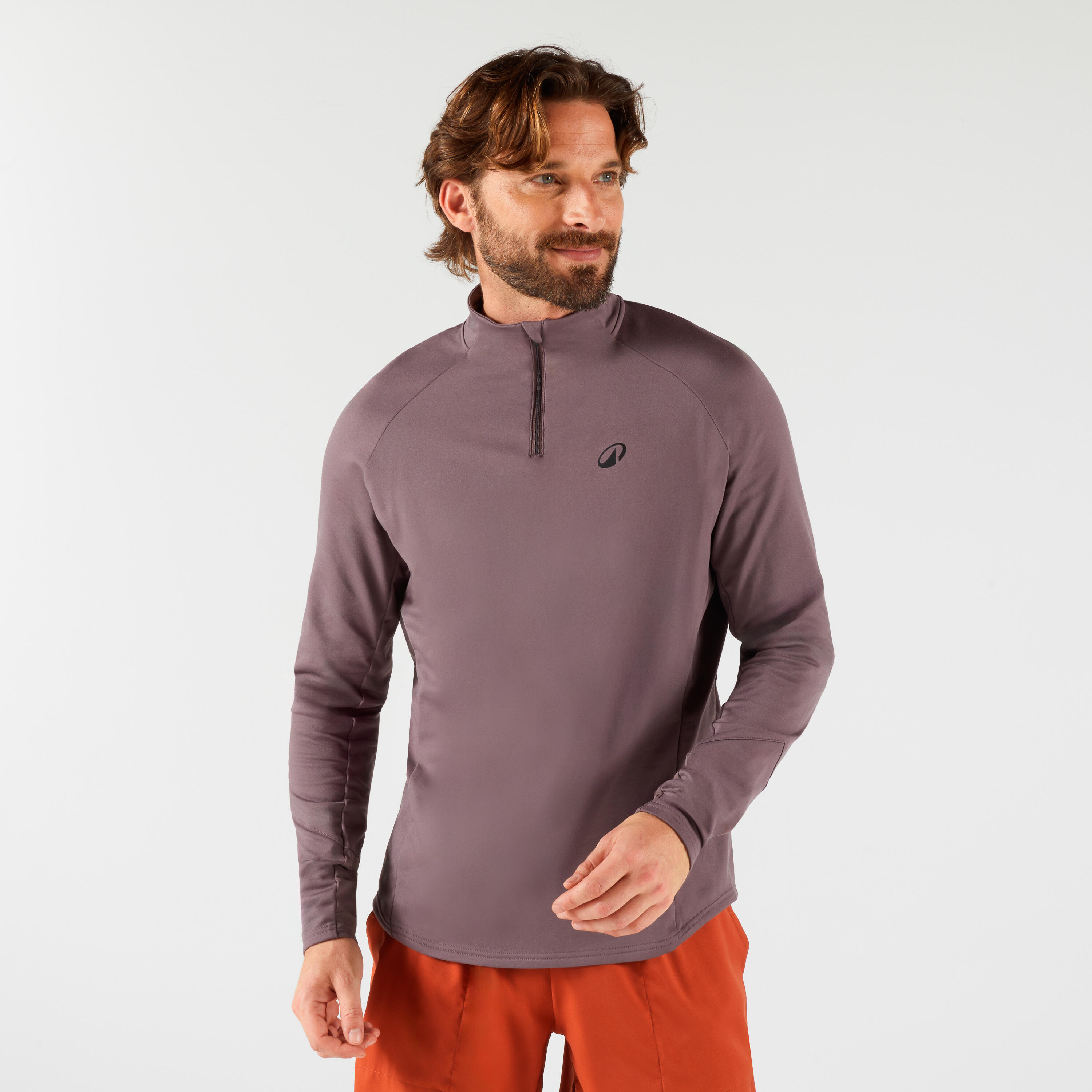 Bluza tenisowa termoaktywna męska Thermic na krótki suwak