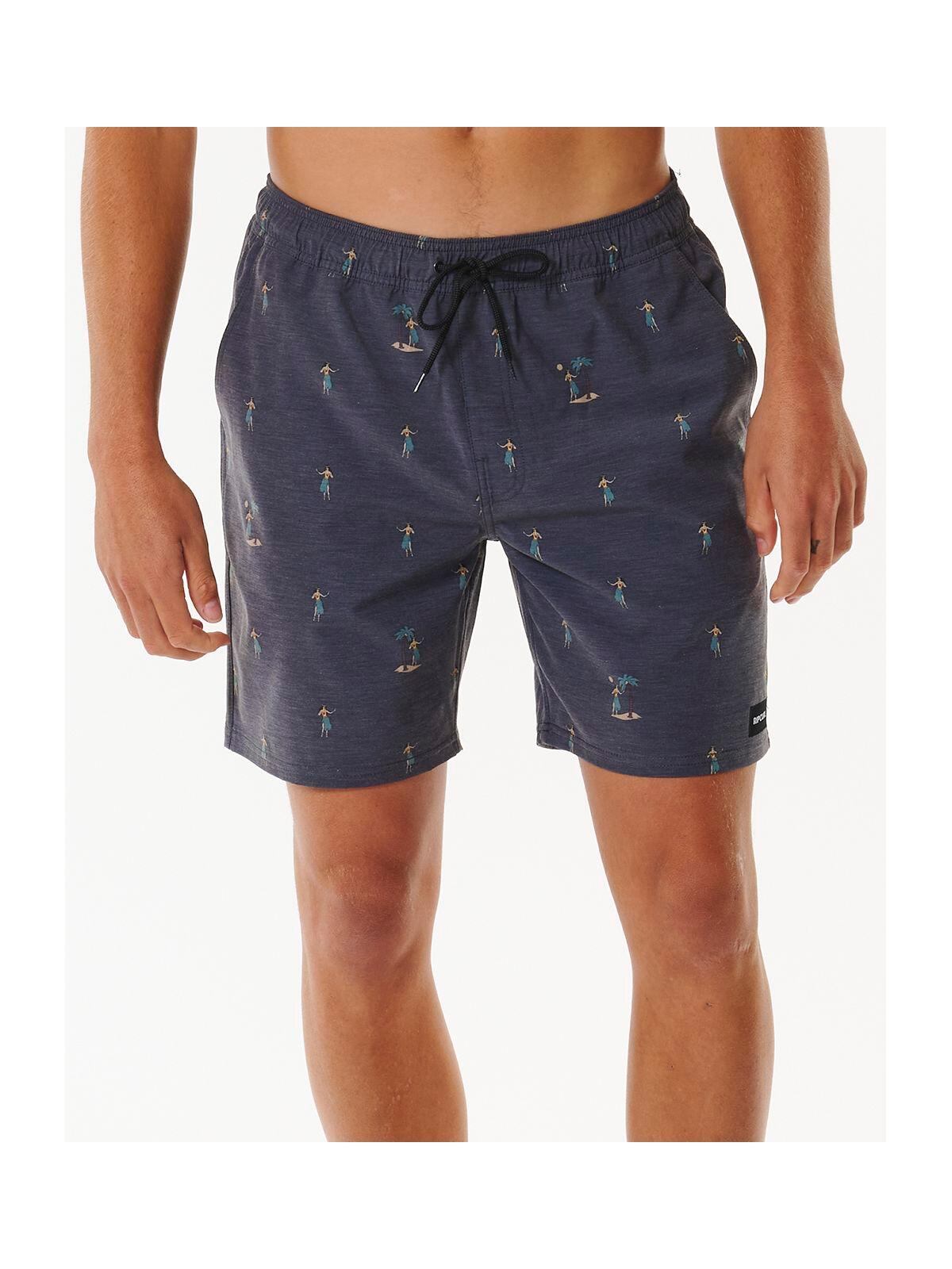 Spodenki surfingowe męskie Rip Curl Hula Breach Volley Czarny