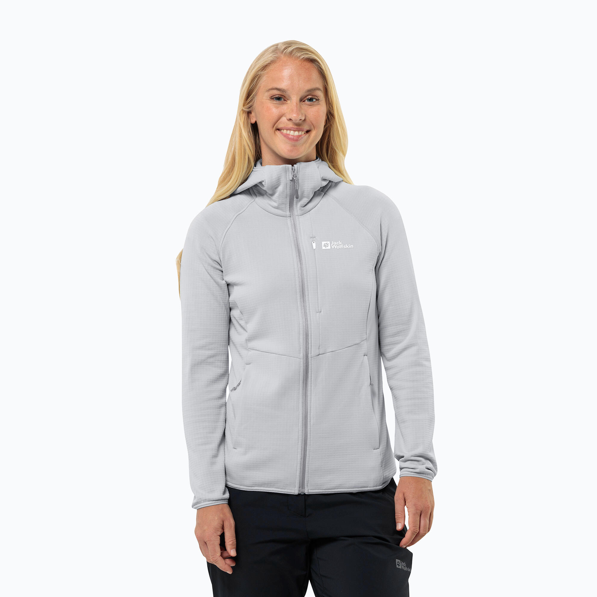 Bluza polarowa damska Jack Wolfskin Kolbenberg Hooded Fz