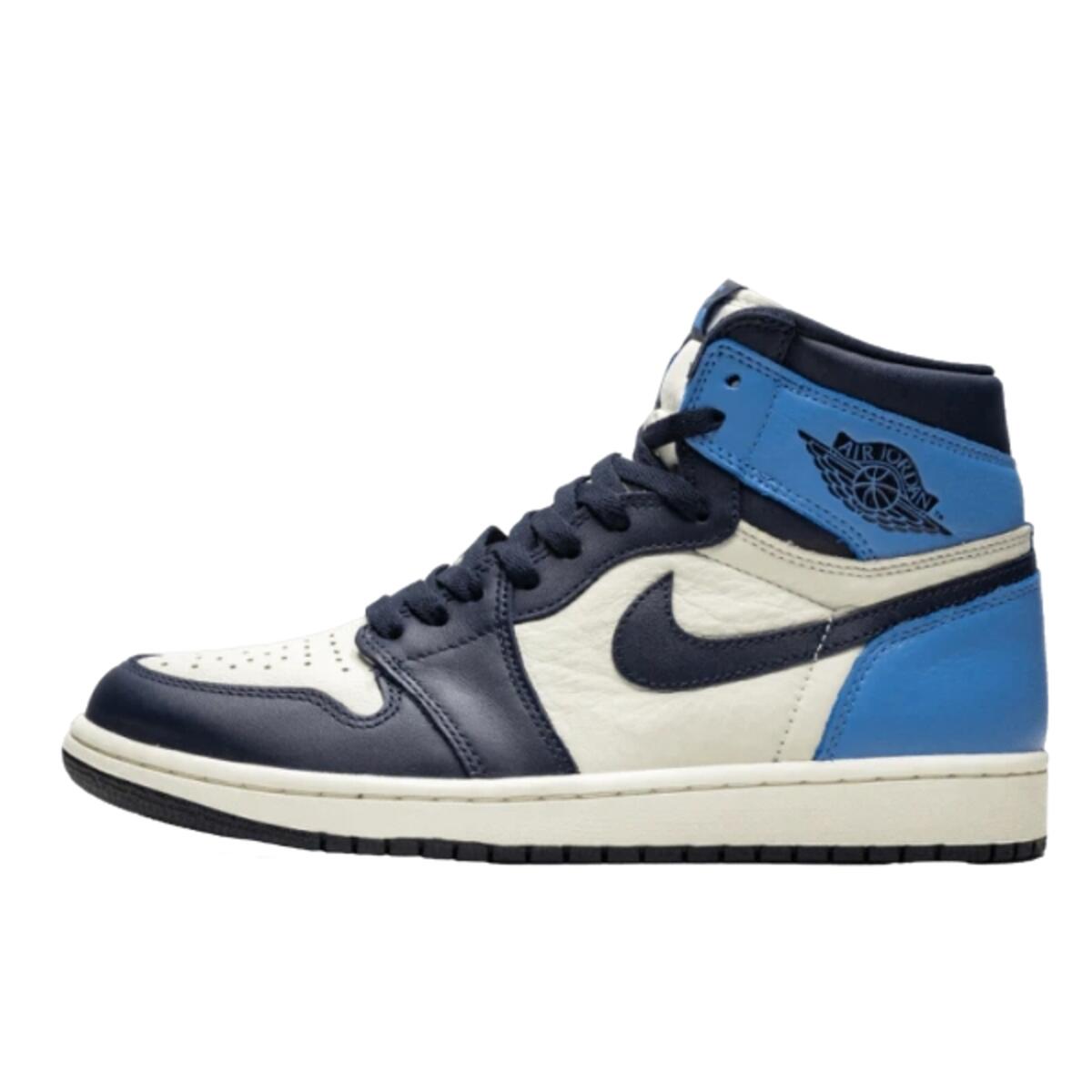 Air Jordan 1 Retro High Obsidian Sail UNC