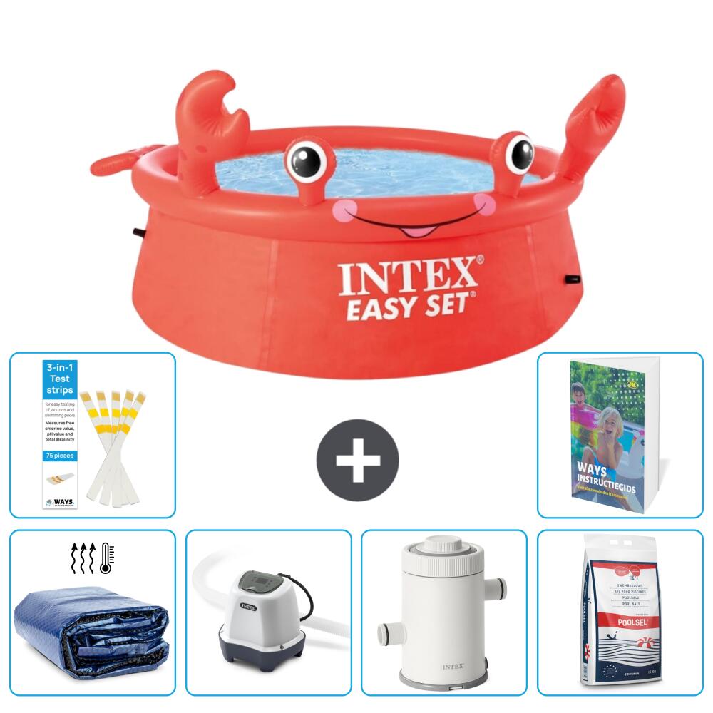 INTEX Basen Easy Set Okrągły - Krab - 183x51 cm - 7-częściowy S155