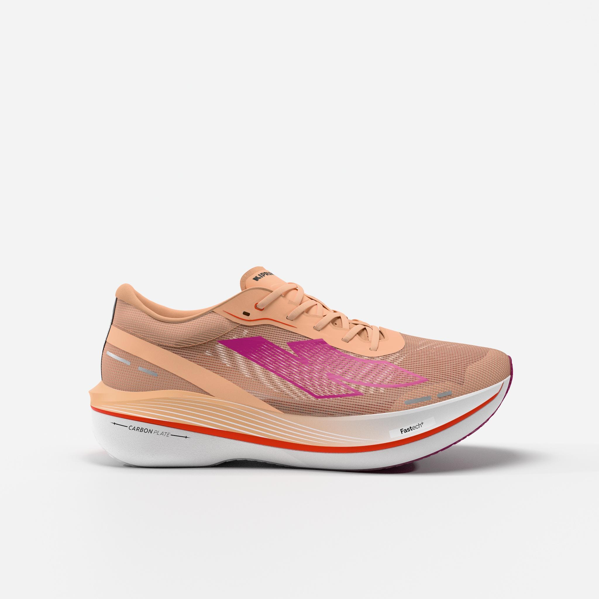 Buty do biegania z płytką karbonową damskie Kiprun Kipstorm Challenger