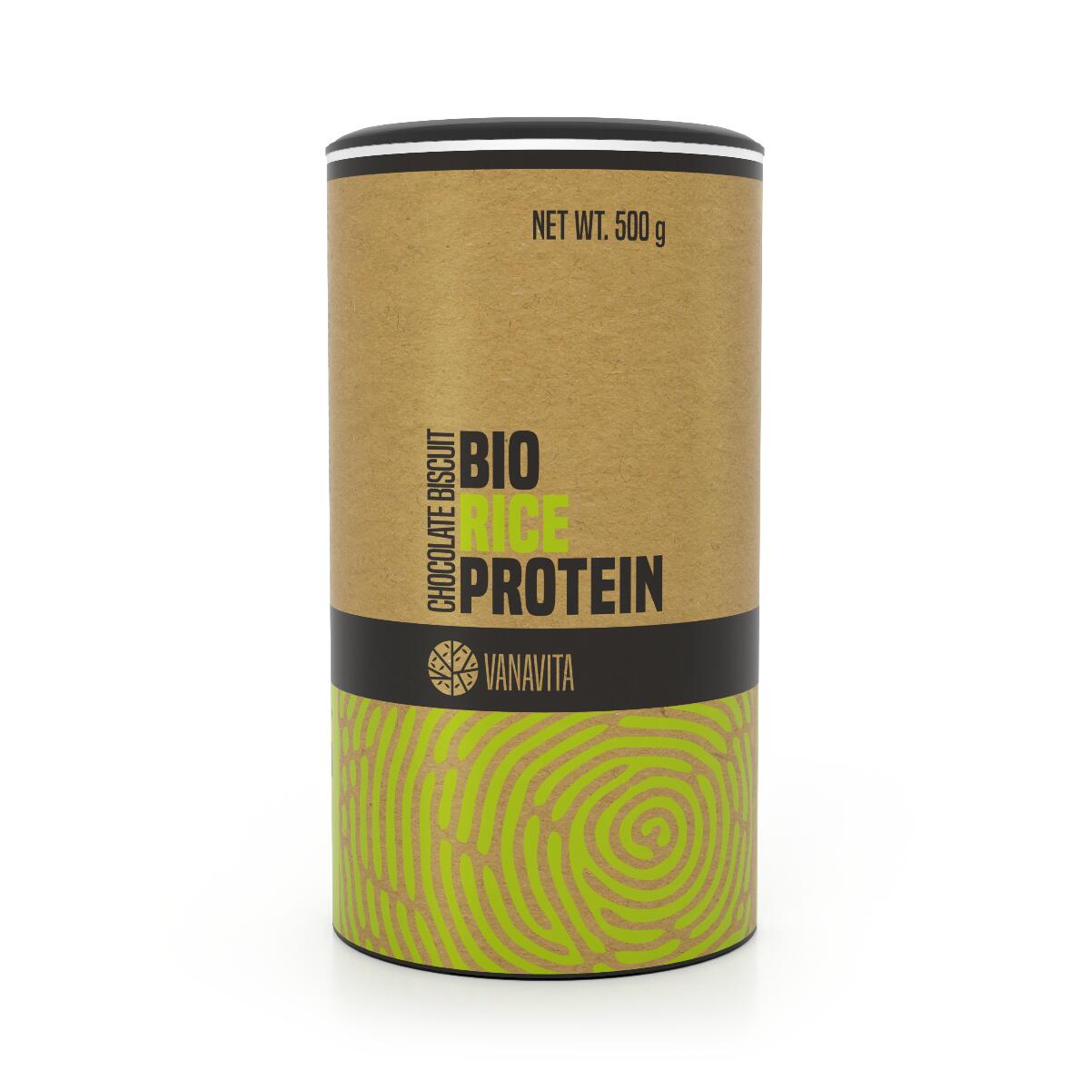 Białko ryżowe BIO proszek wegańskie 500 g