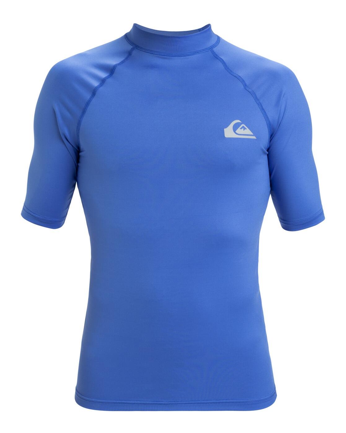 Koszulka surf UPF 50 z krótkim rękawem dla Mężczyzn EVERYDAY Niebieski