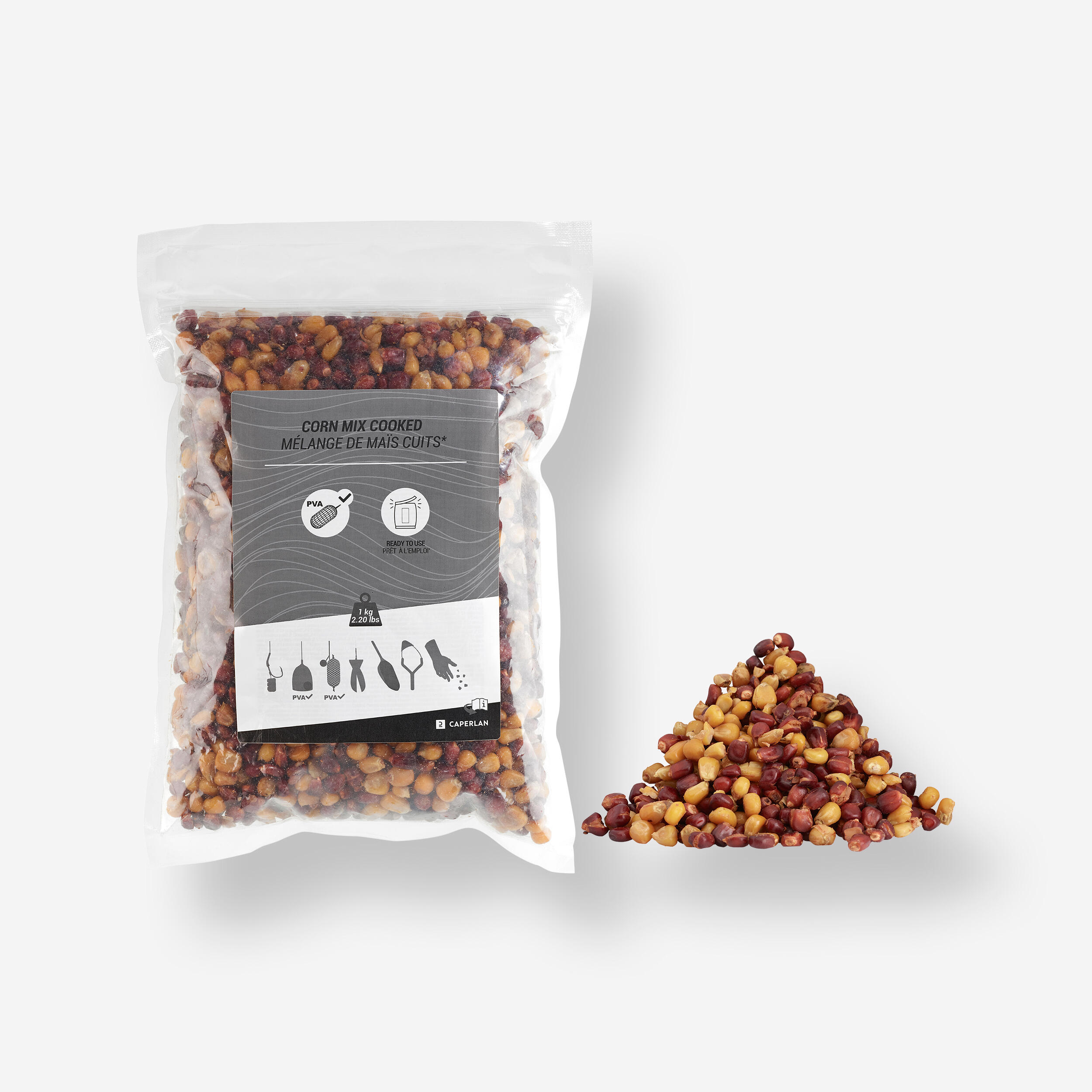 Gotowana kukurydza żółta i czerwona Caperlan 1 kg